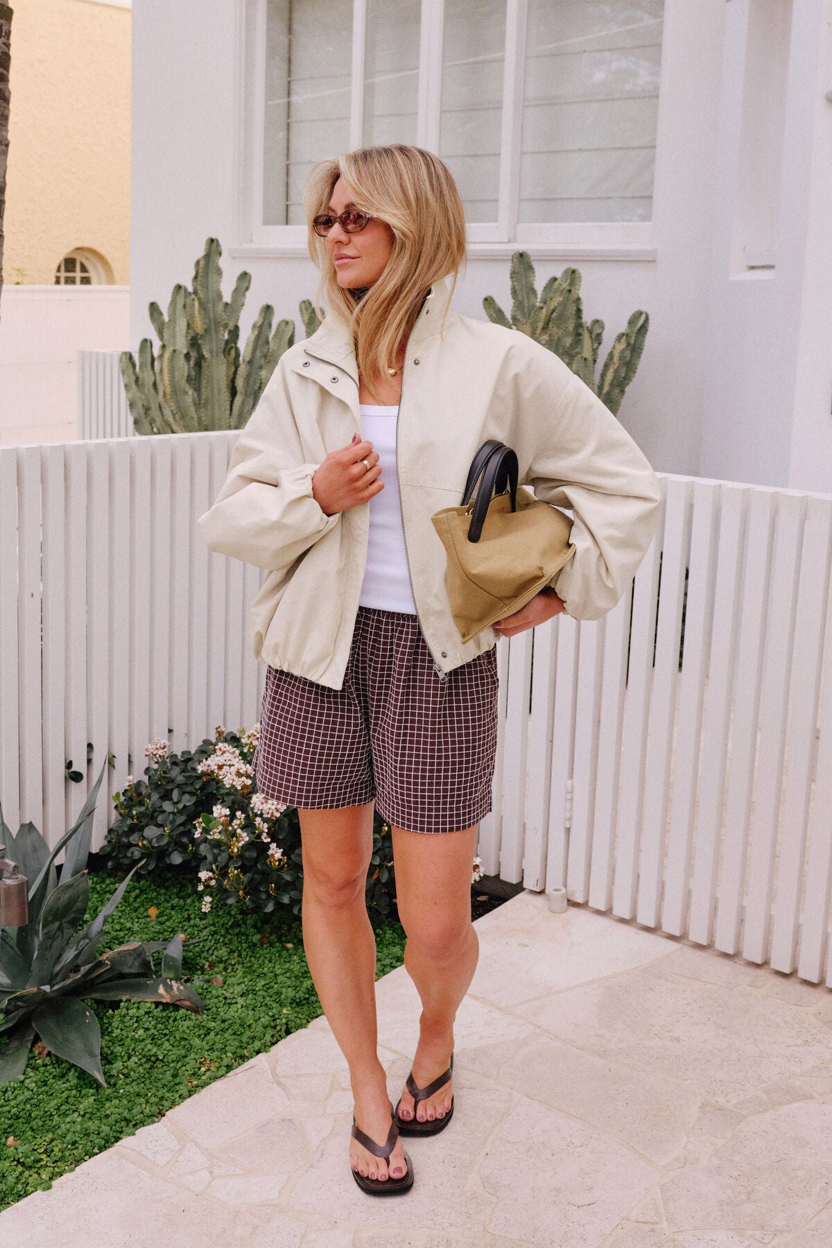 Gwen Bubble Jacket (Putty)