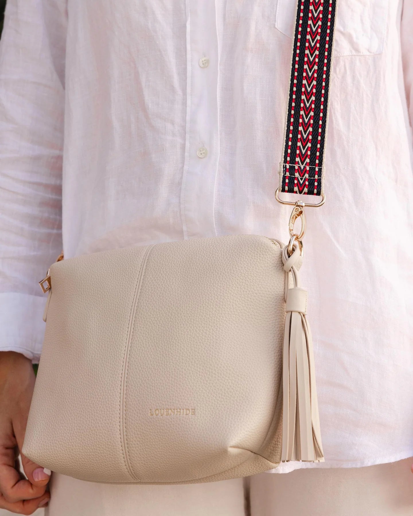 Kasey Crossbody Bag (Linen)