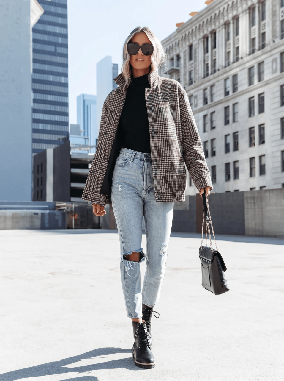 Caroline Check Jacket