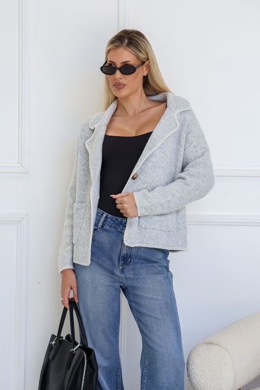 Zella Cardigan (Grey)