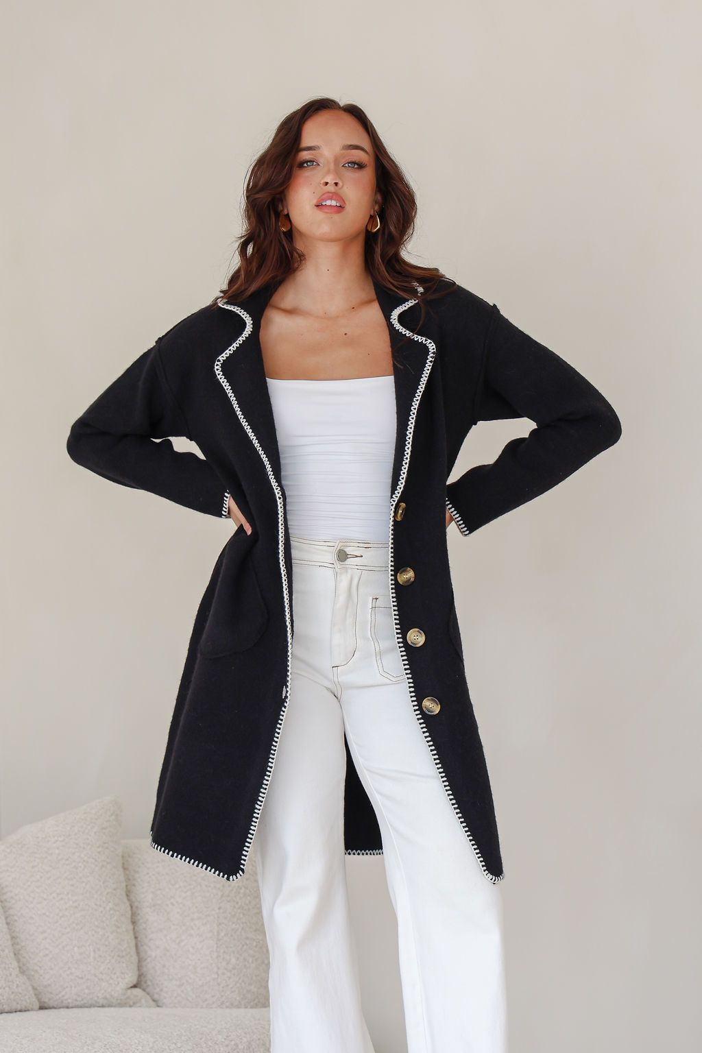 Thea Cardigan (Black)