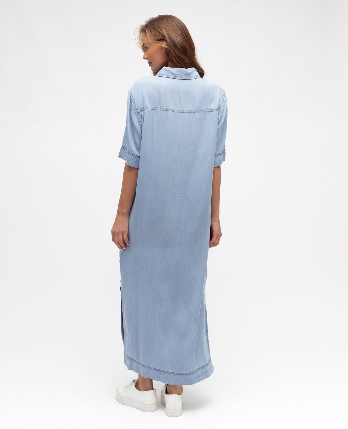 Myla Dress (Light Wash)