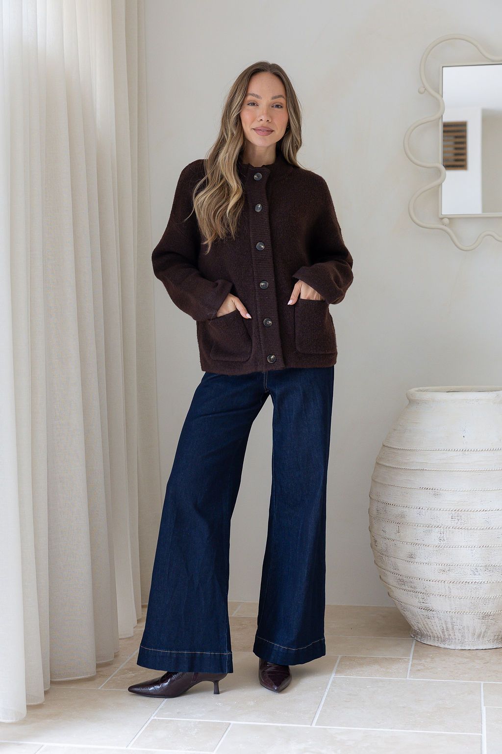Jennifer Cardigan (Chocolate)