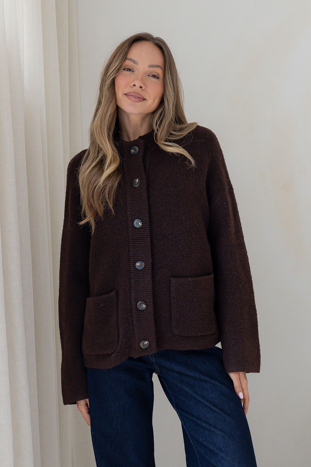 Jennifer Cardigan (Chocolate)