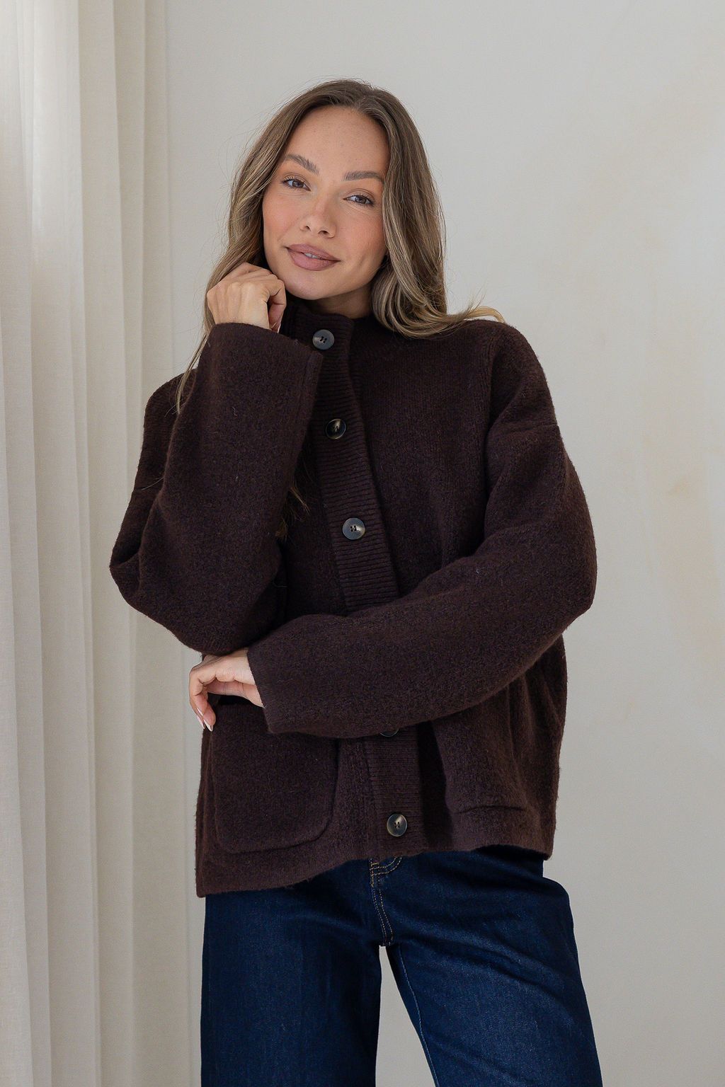 Jennifer Cardigan (Chocolate)