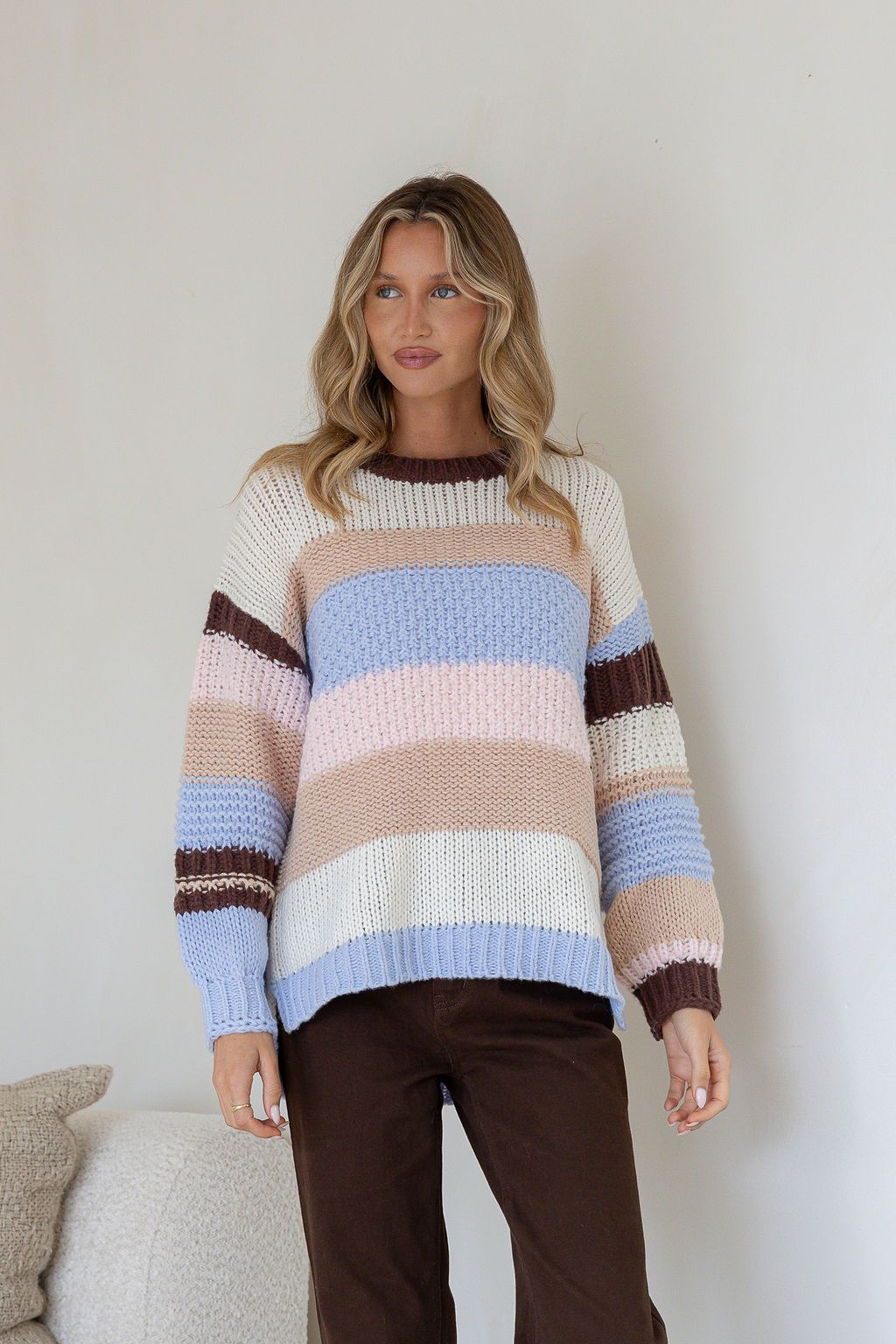 Bastille Chunky Stripe Knit