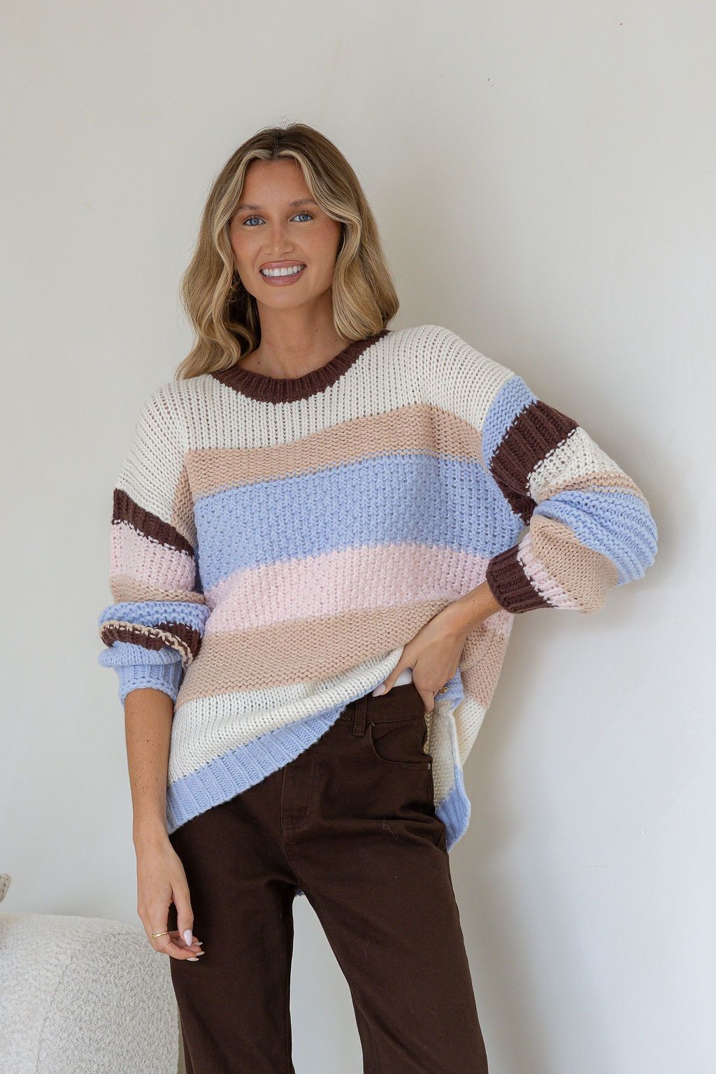 Bastille Chunky Stripe Knit