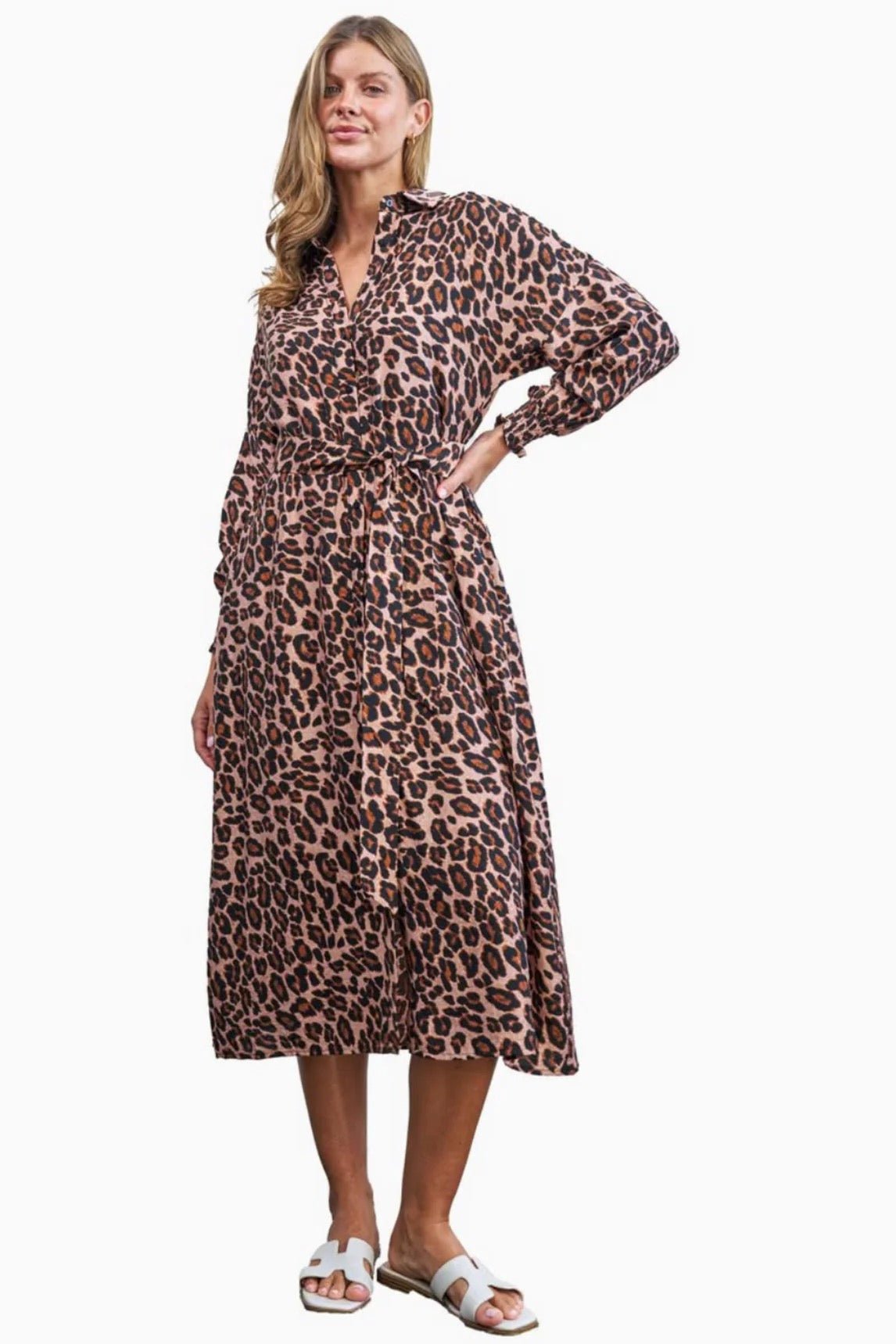 Aimee Dress (Leopard) - Something For Me​​