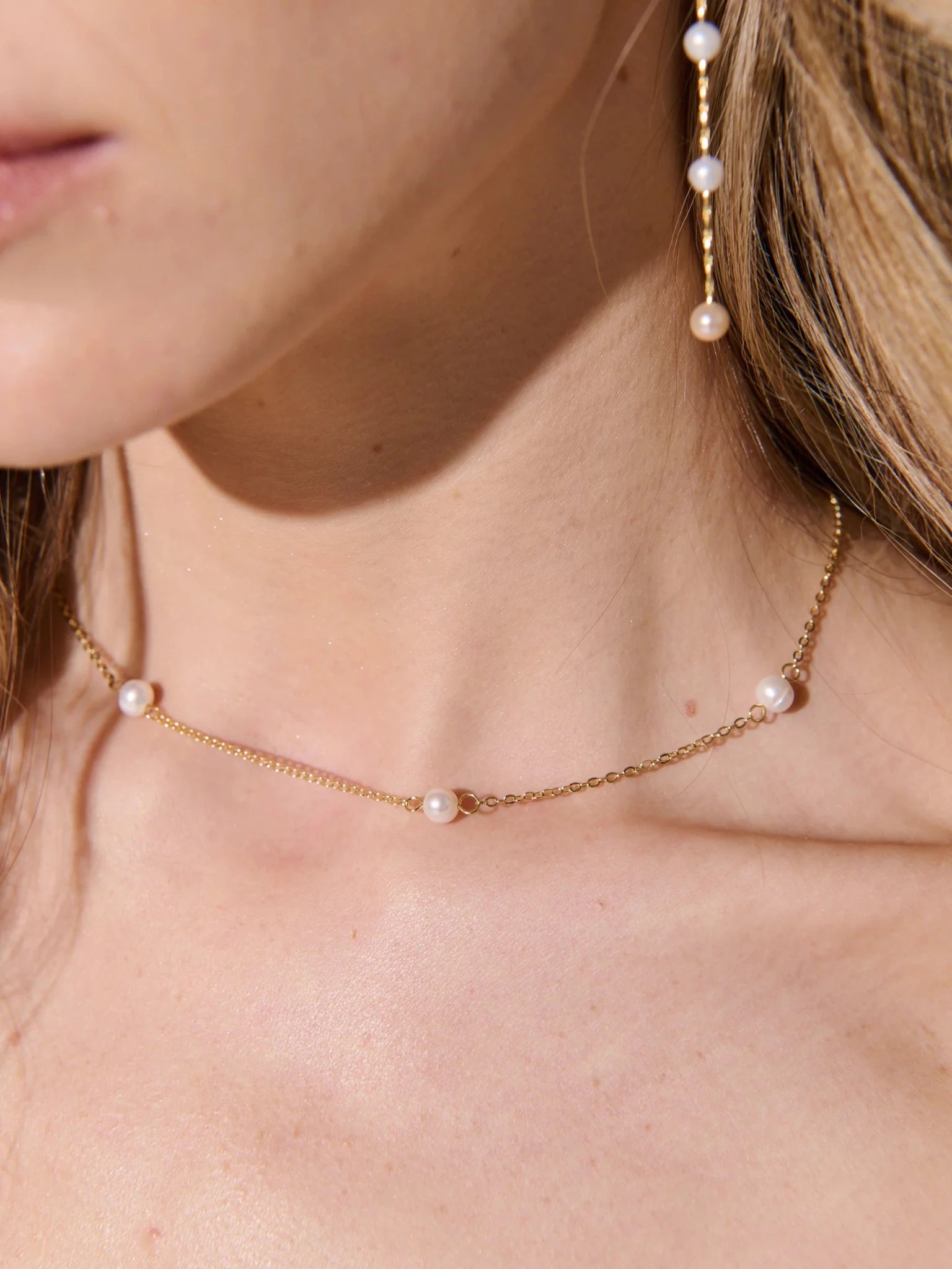 Ally Pearl 18K Gold Plated Necklace - Something For Me​​