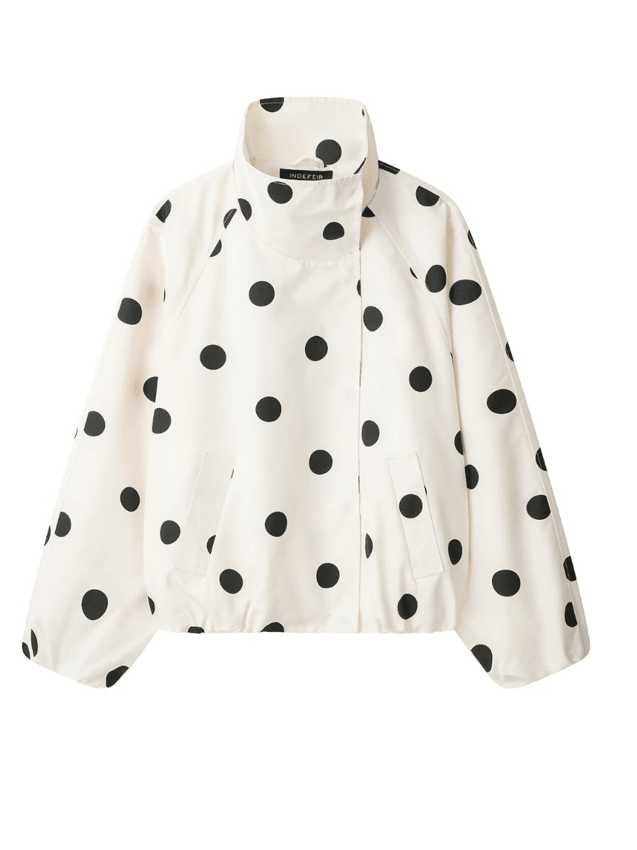 Amara Spray Jacket (Cream/Black) - Something For Me​​