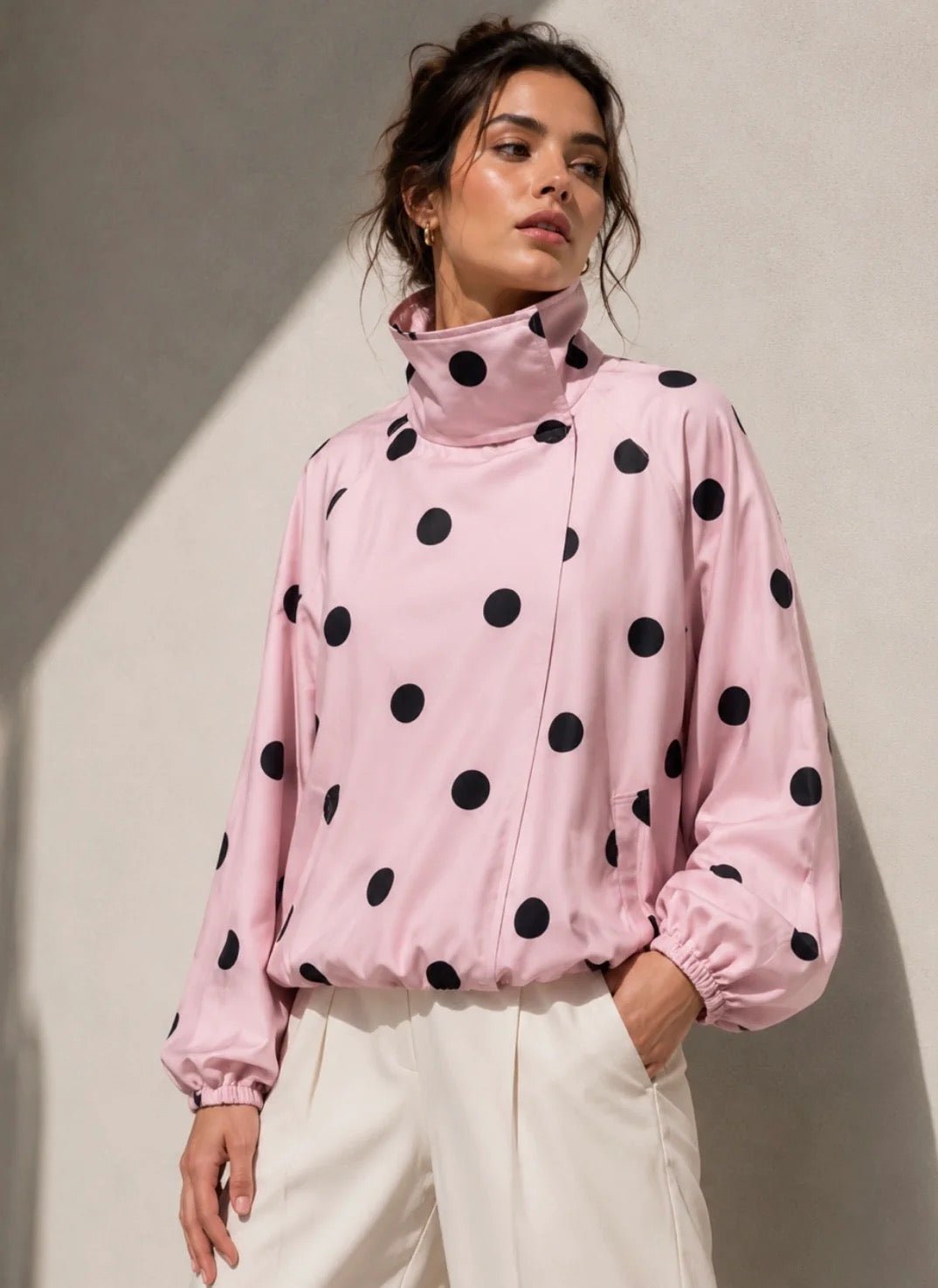 Amara Spray Jacket (Pink/Black) - Something For Me​​