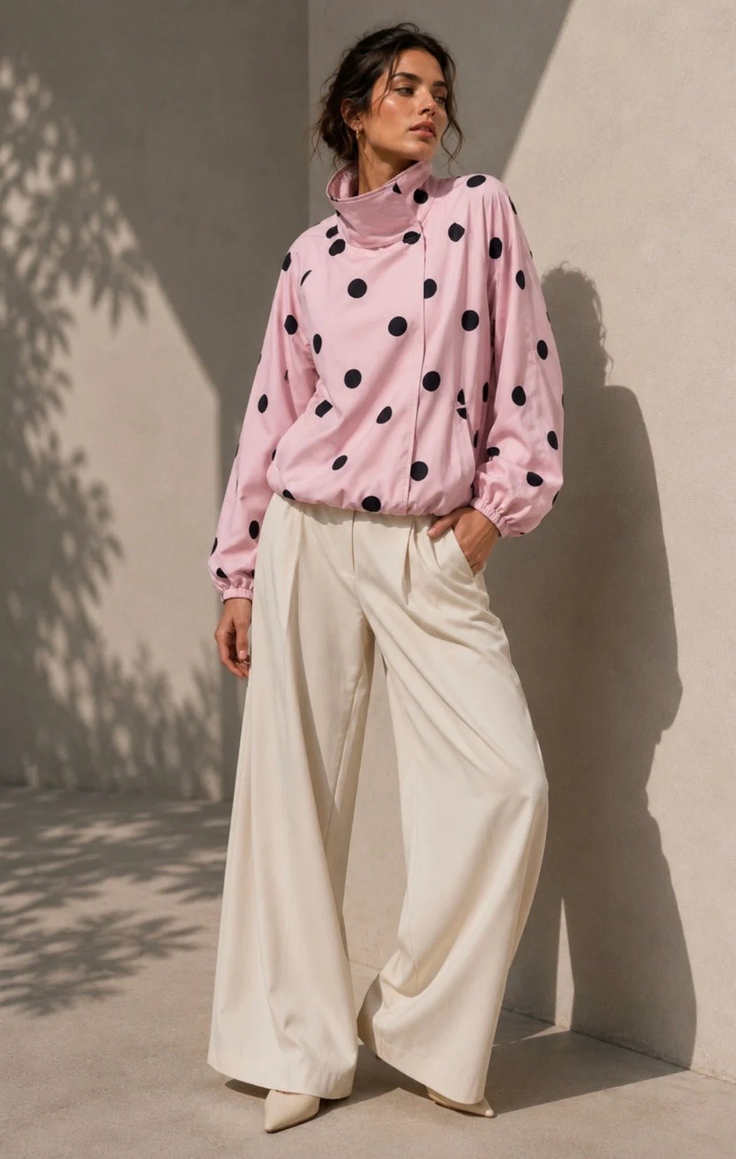 Amara Spray Jacket (Pink/Black) - Something For Me​​