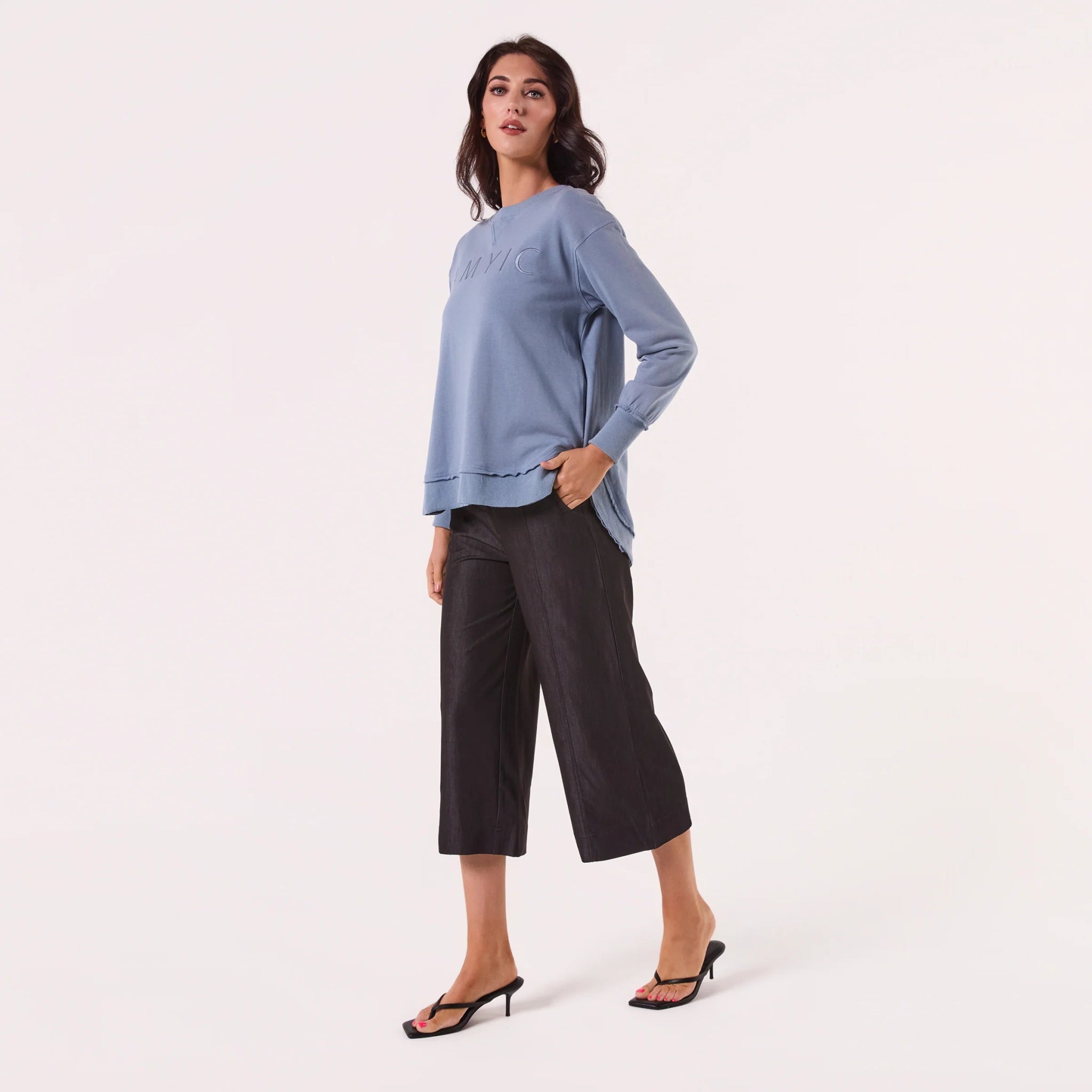 AMYIC Sweater (Denim Blue) - Something For Me​​
