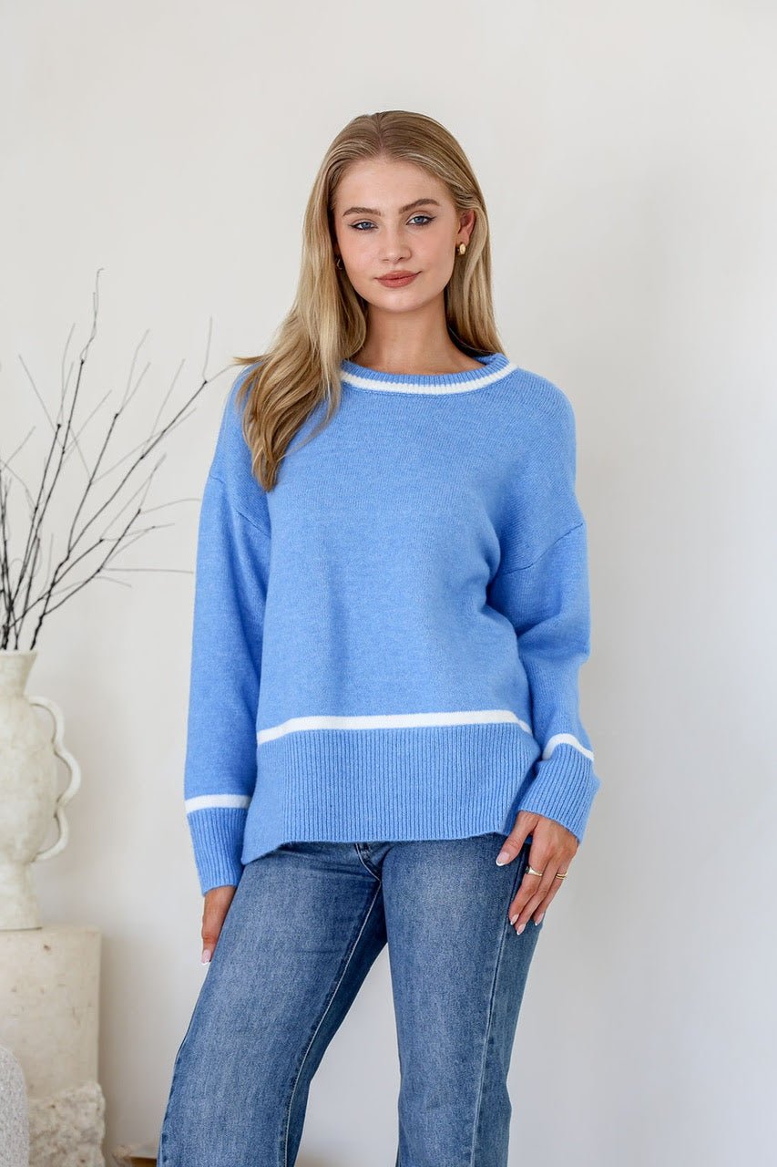 Angie Knit (Blue) - Something For Me​​