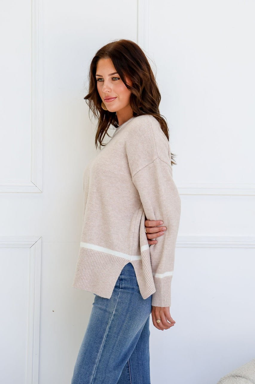 Angie Knit (Latte/Ivory) - Something For Me​​