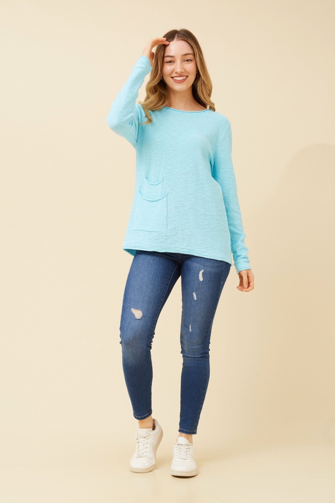Araminta Knit (Artic Blue) - Something For Me​​