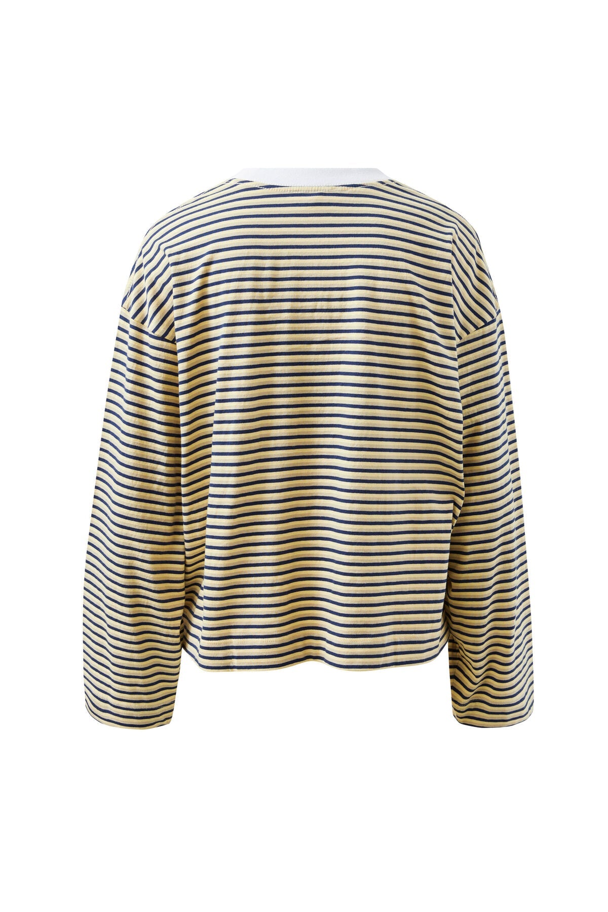 Beau Long Sleeve Slouchy Tee (Heritage Navy/Butter/Stone Stripe) - Something For Me​​