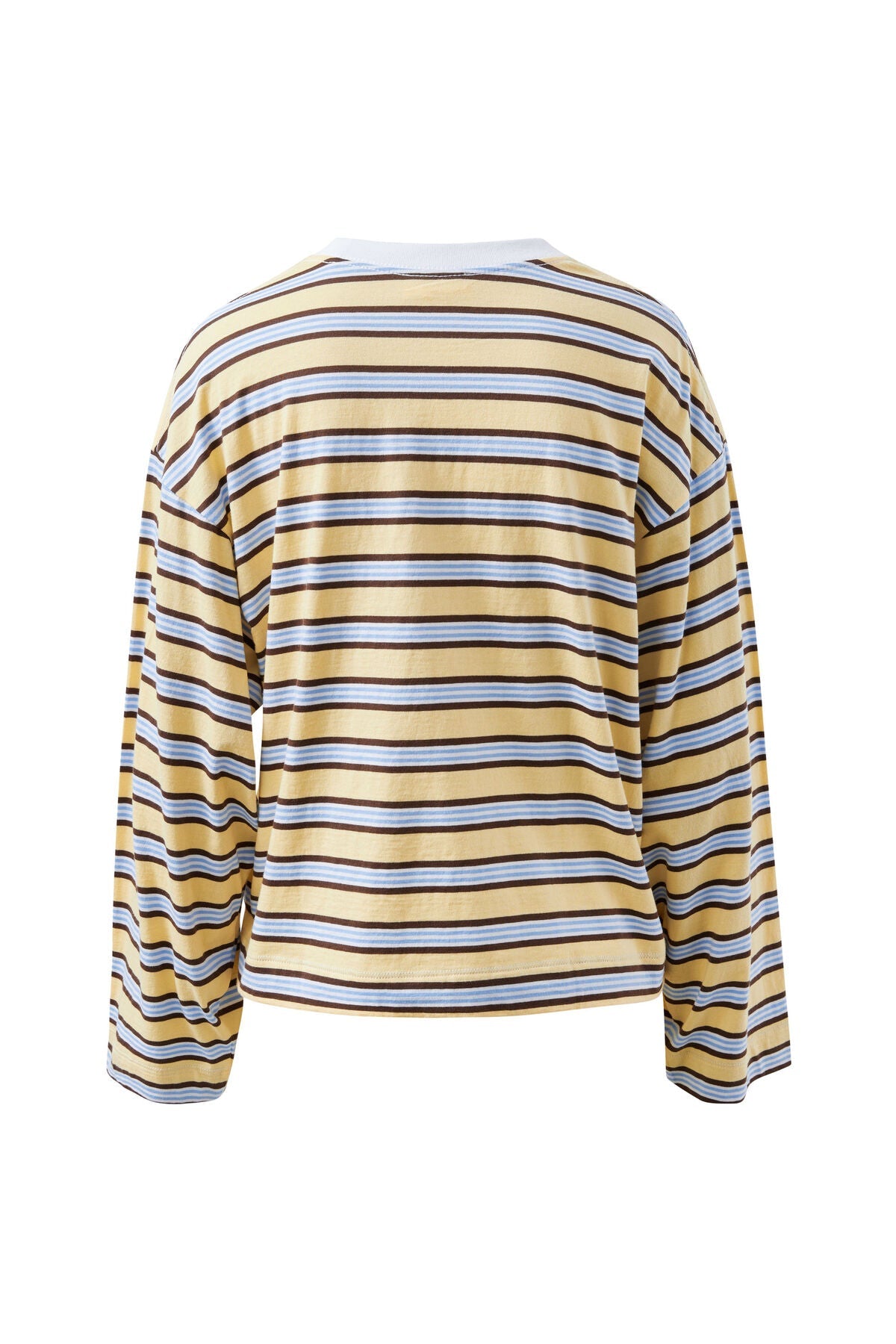 Beau Long Sleeve Slouchy Tee (New Butter Brunette Stripe) - Something For Me​​