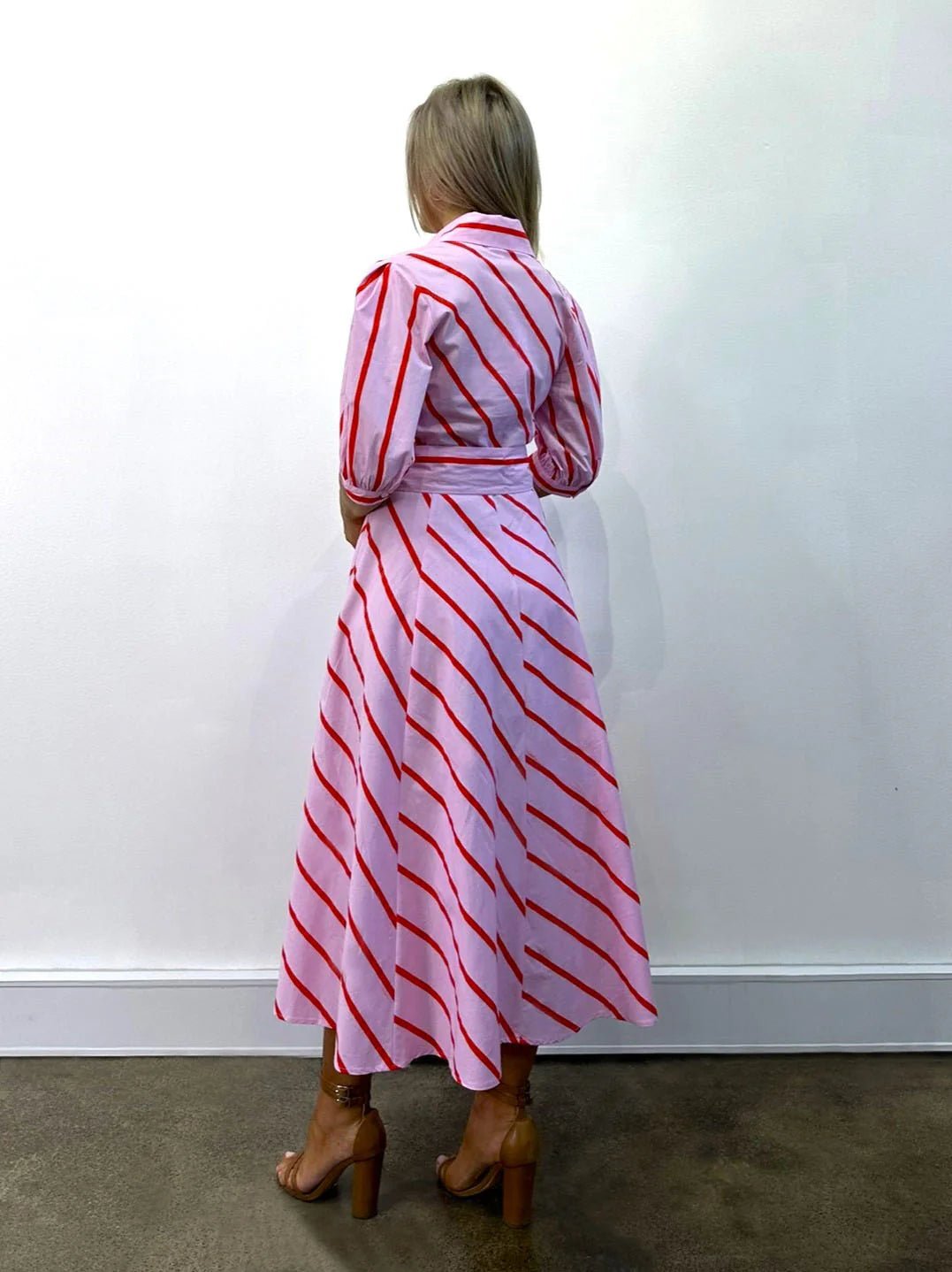 Bianca Dress (Pink Stripe) - Something For Me​​