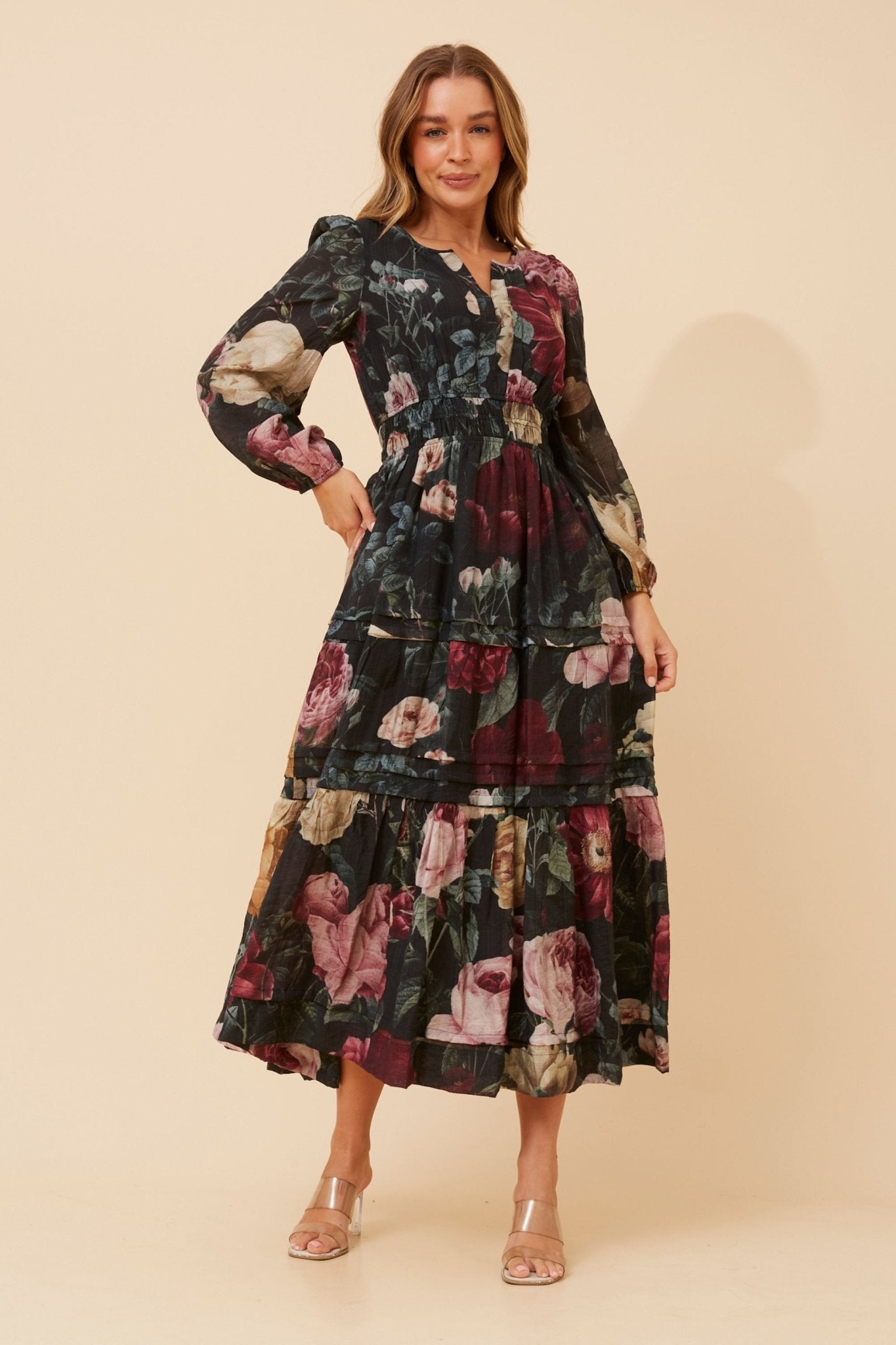 Bonina Floral Maxi Dress - Something For Me​​