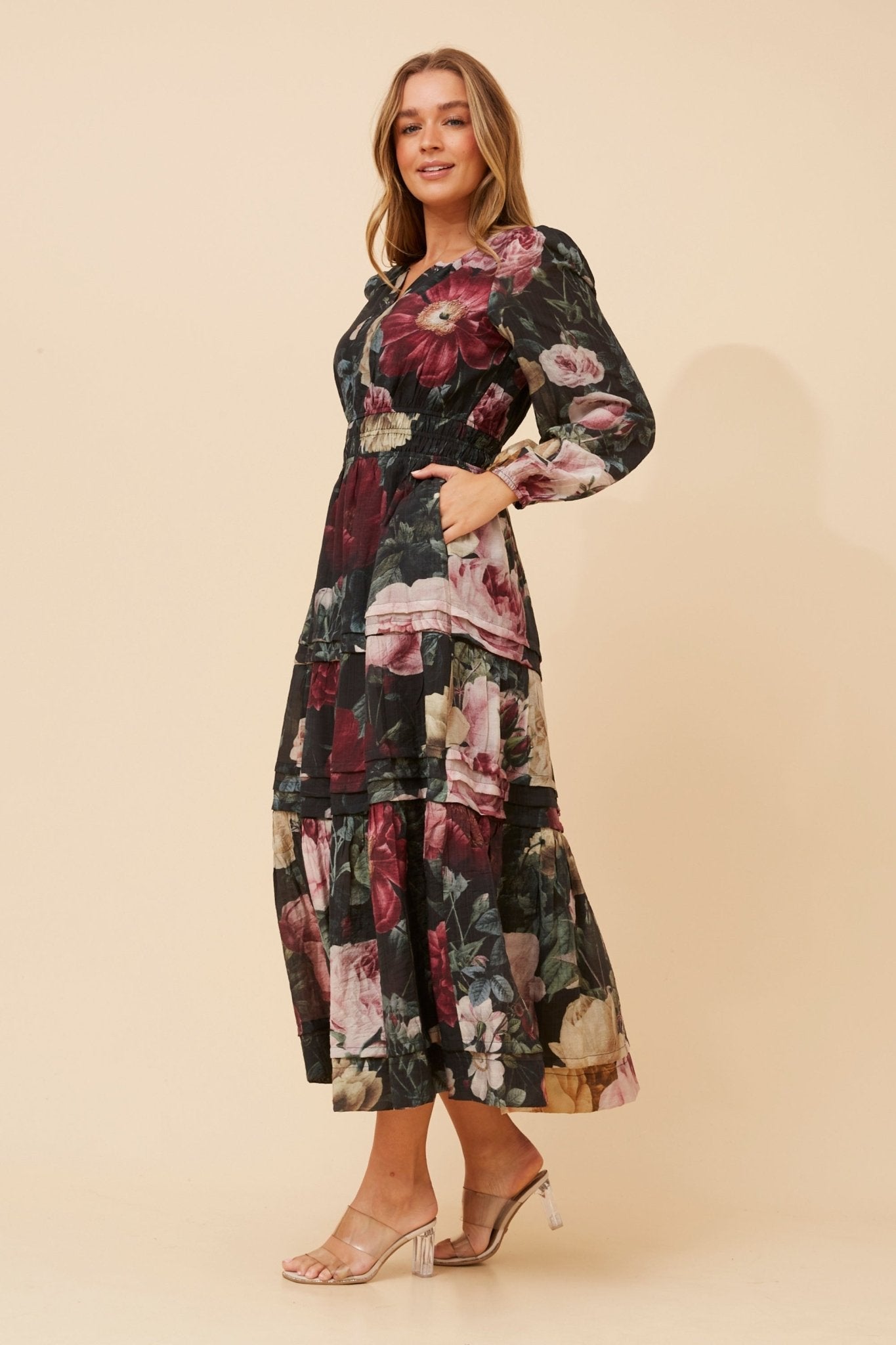 Bonina Floral Maxi Dress - Something For Me​​