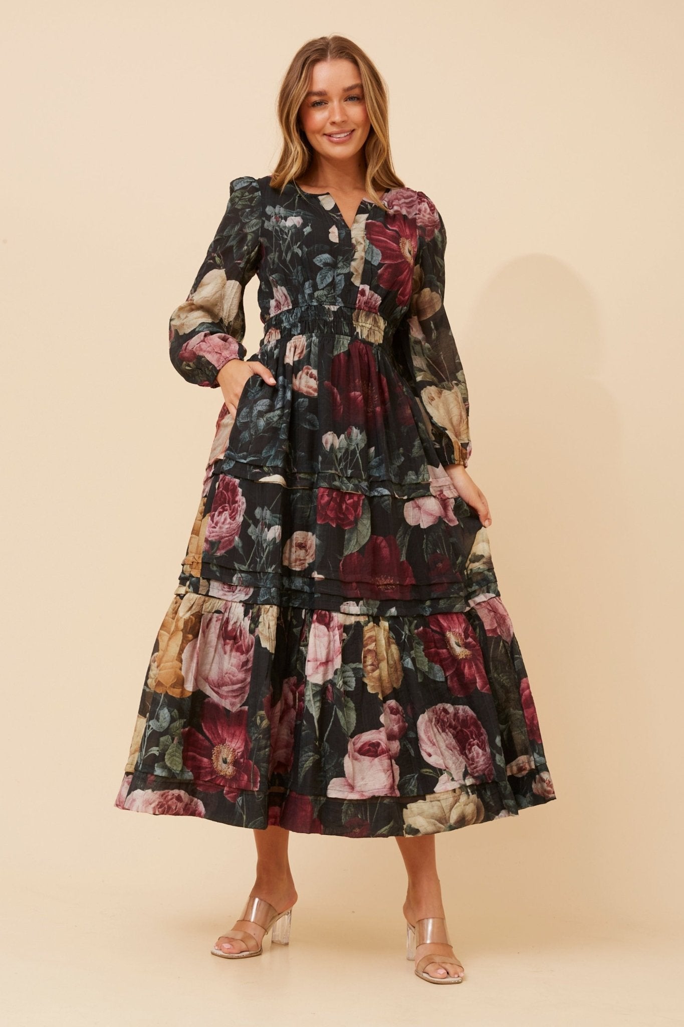Bonina Floral Maxi Dress - Something For Me​​