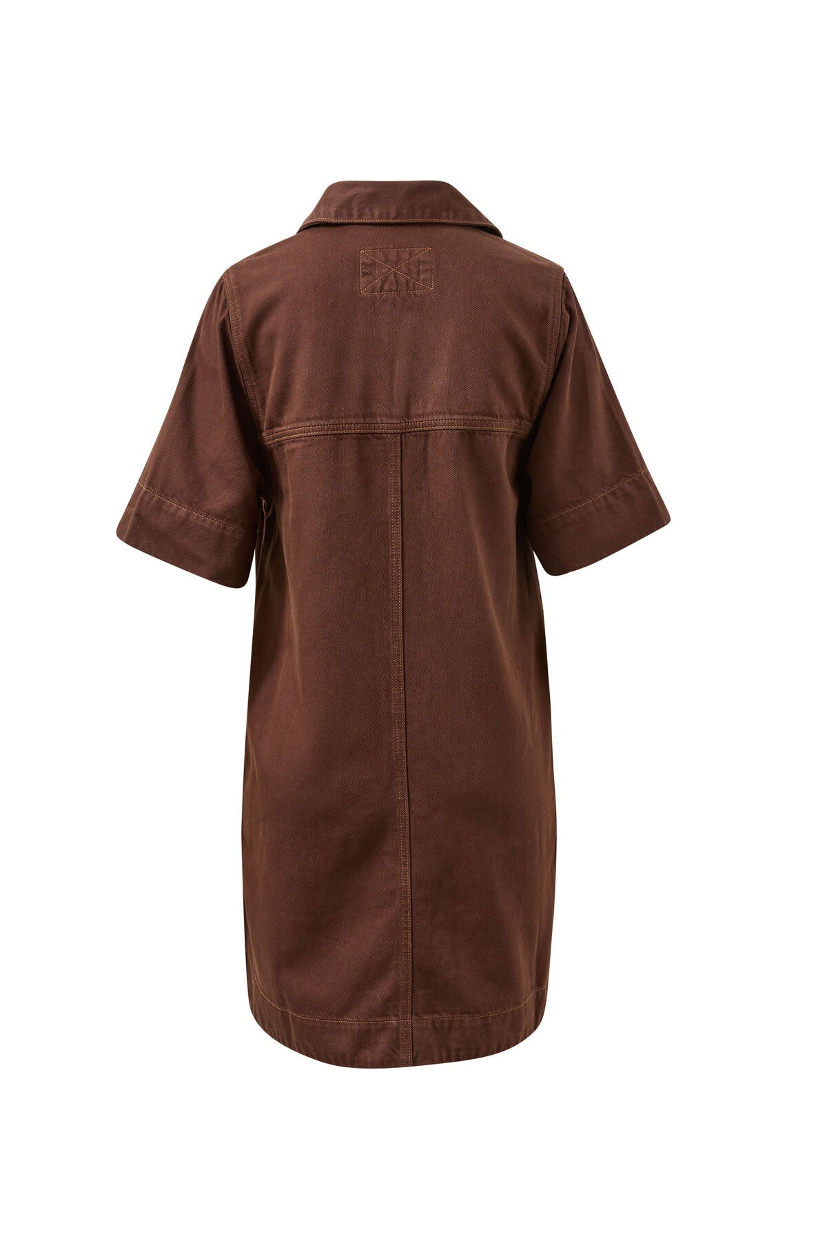 Bonnie Relaxed Shirt Dress (Chocolate) - Something For Me​​