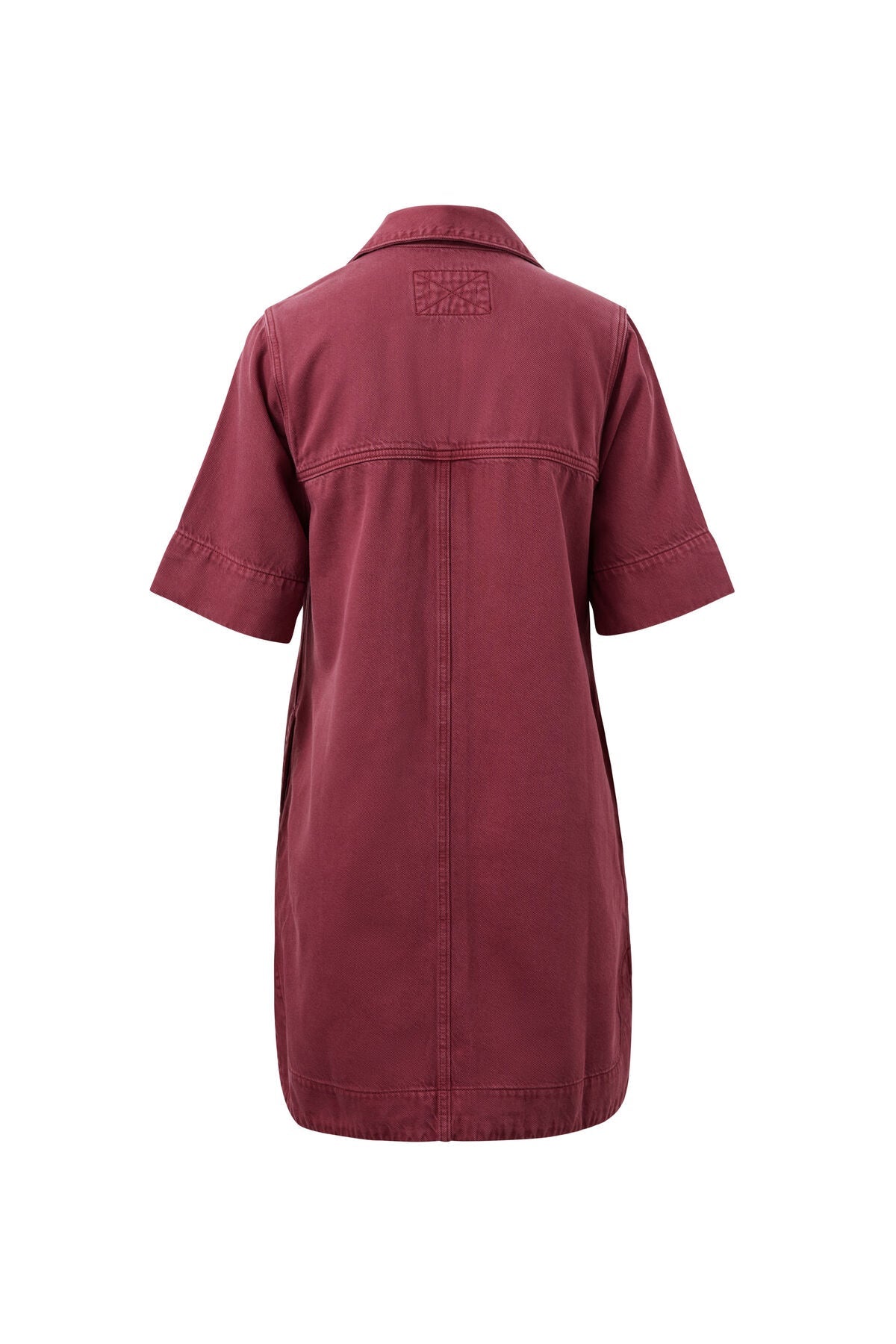 Bonnie Relaxed Shirt Dress (Mulberry) - Something For Me​​