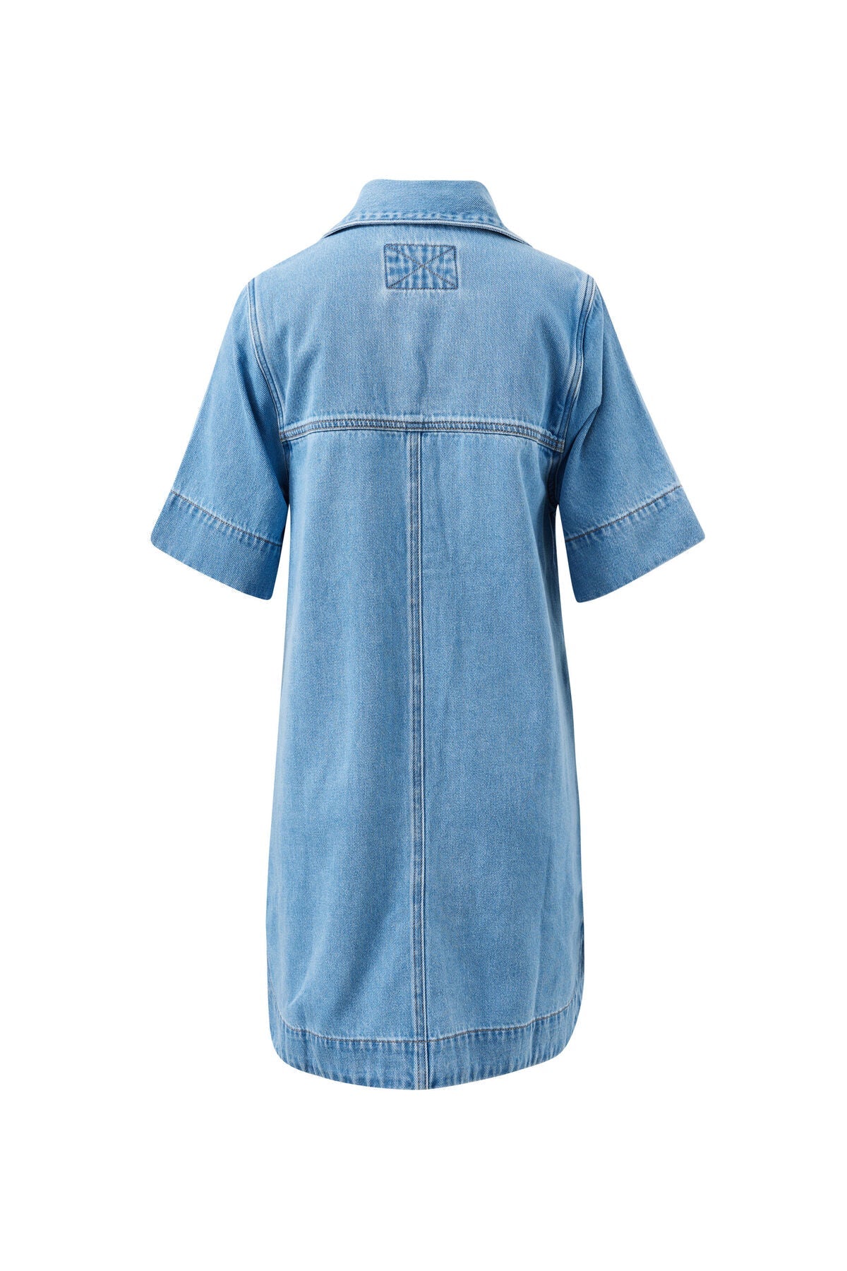 Bonnie Relaxed Shirt Dress (Vintage Blue) - Something For Me​​