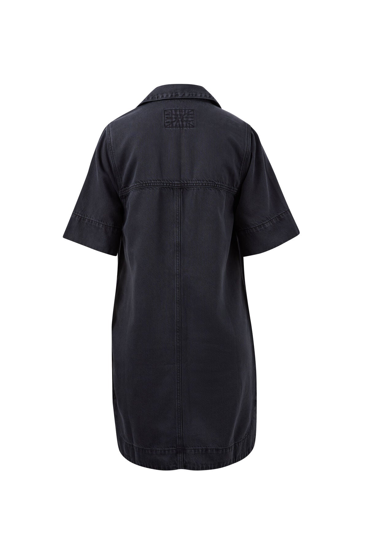 Bonnie Relaxed Shirt Dress (Washed Black) - Something For Me​​
