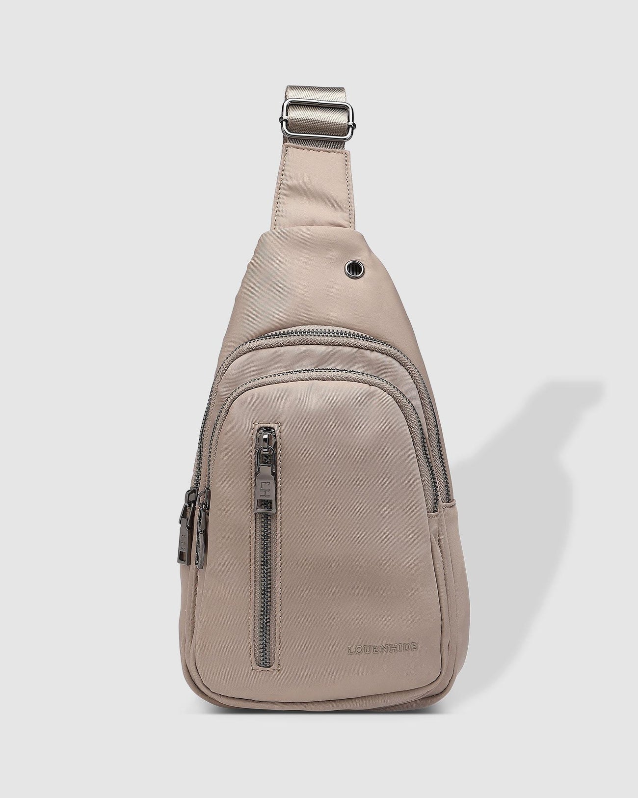 Boyd Nylon Sling Bag (Beige) - Something For Me​​