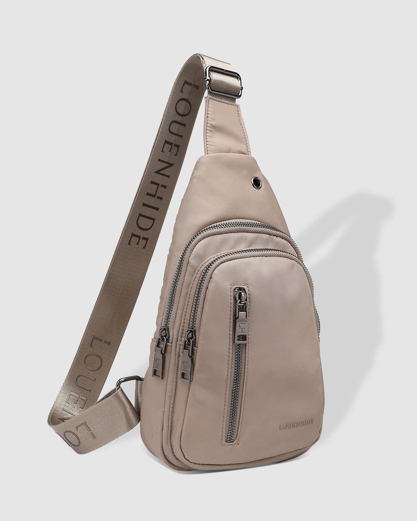 Boyd Nylon Sling Bag (Beige) - Something For Me​​
