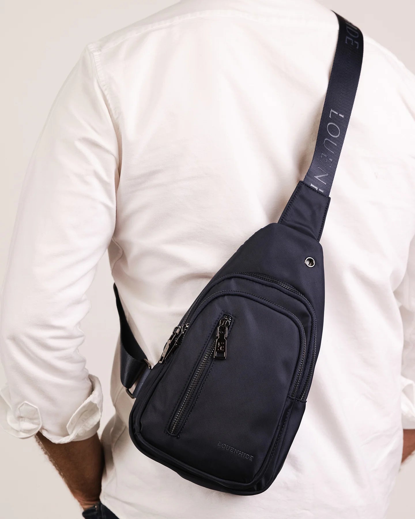 Boyd Nylon Sling Bag (Navy) - Something For Me​​