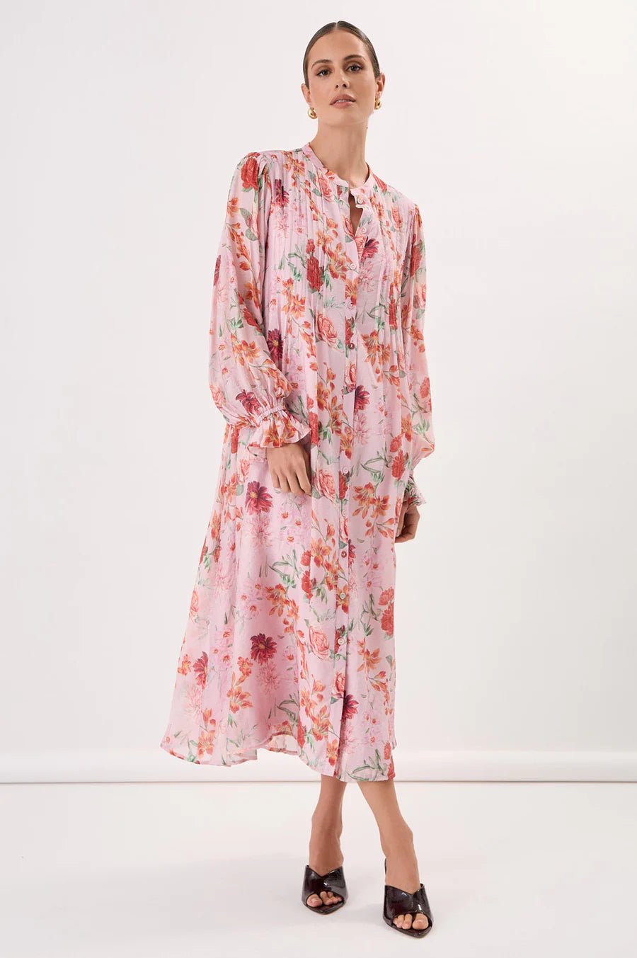Bristol Floral Maxi Dress (Floral) - Something For Me​​