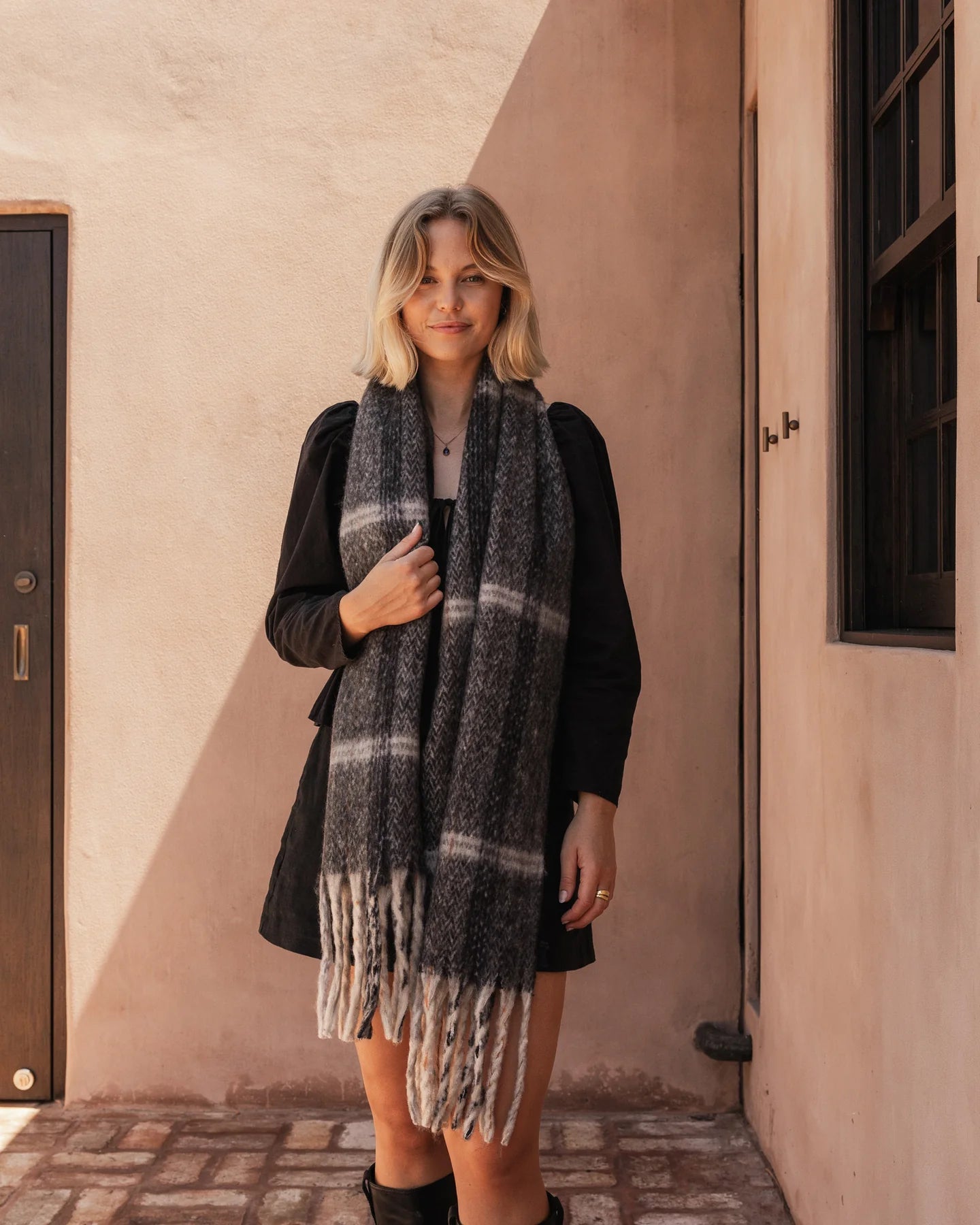 Bristol Scarf (Charcoal) - Something For Me​​