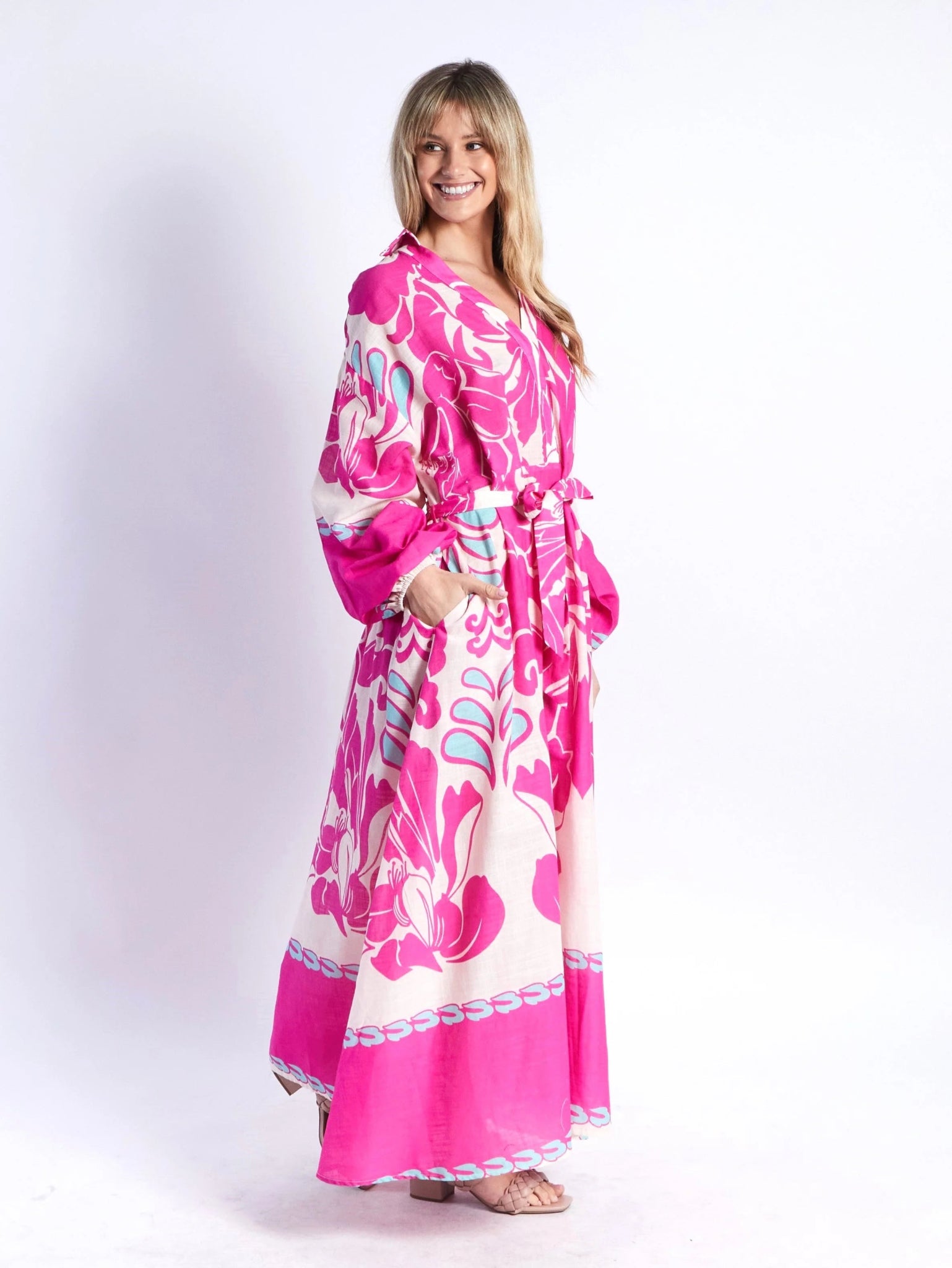 Capri Dress (Pink Print) - Something For Me​​