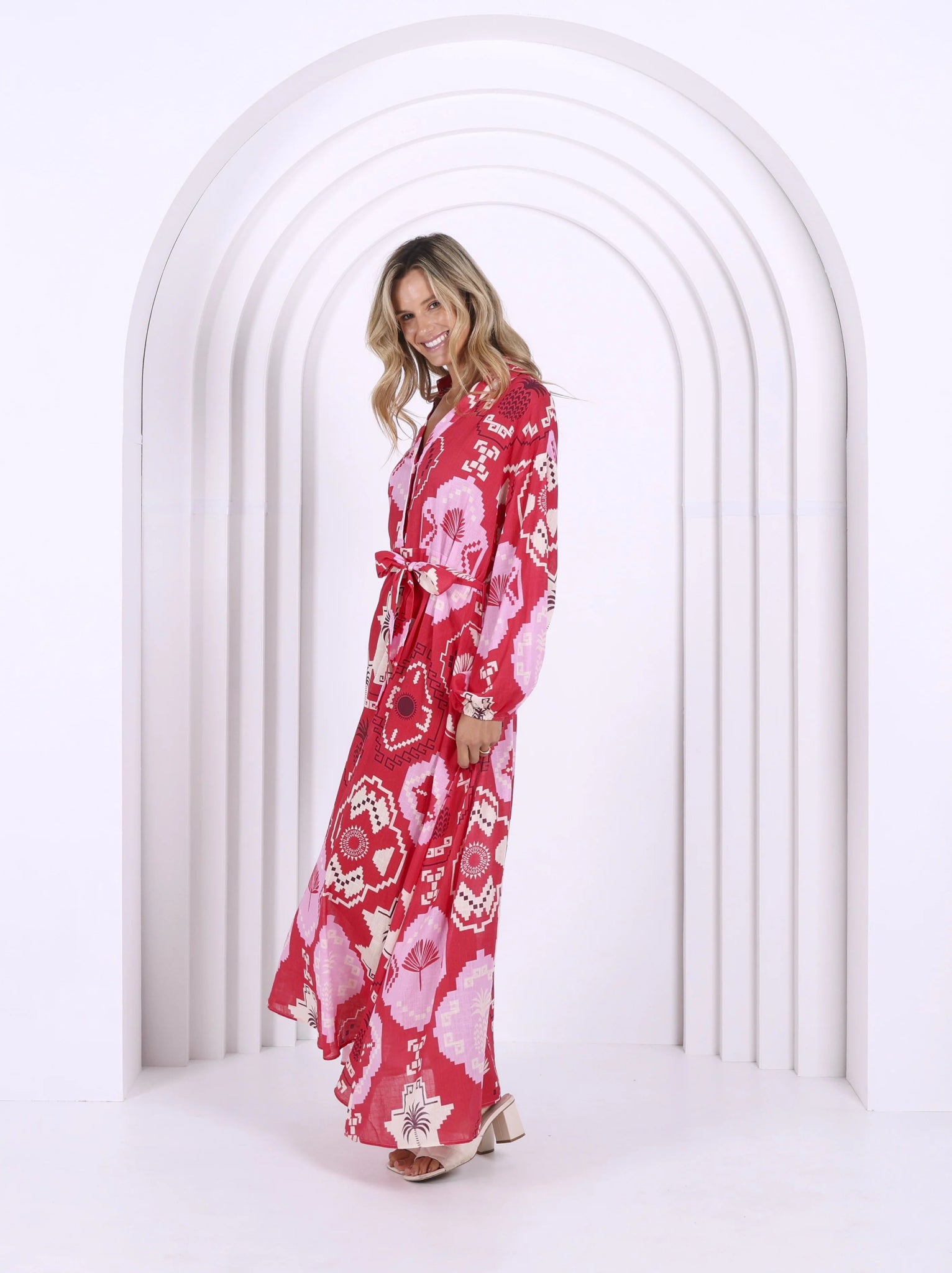 Capri Dress (Red Print) - Something For Me​​