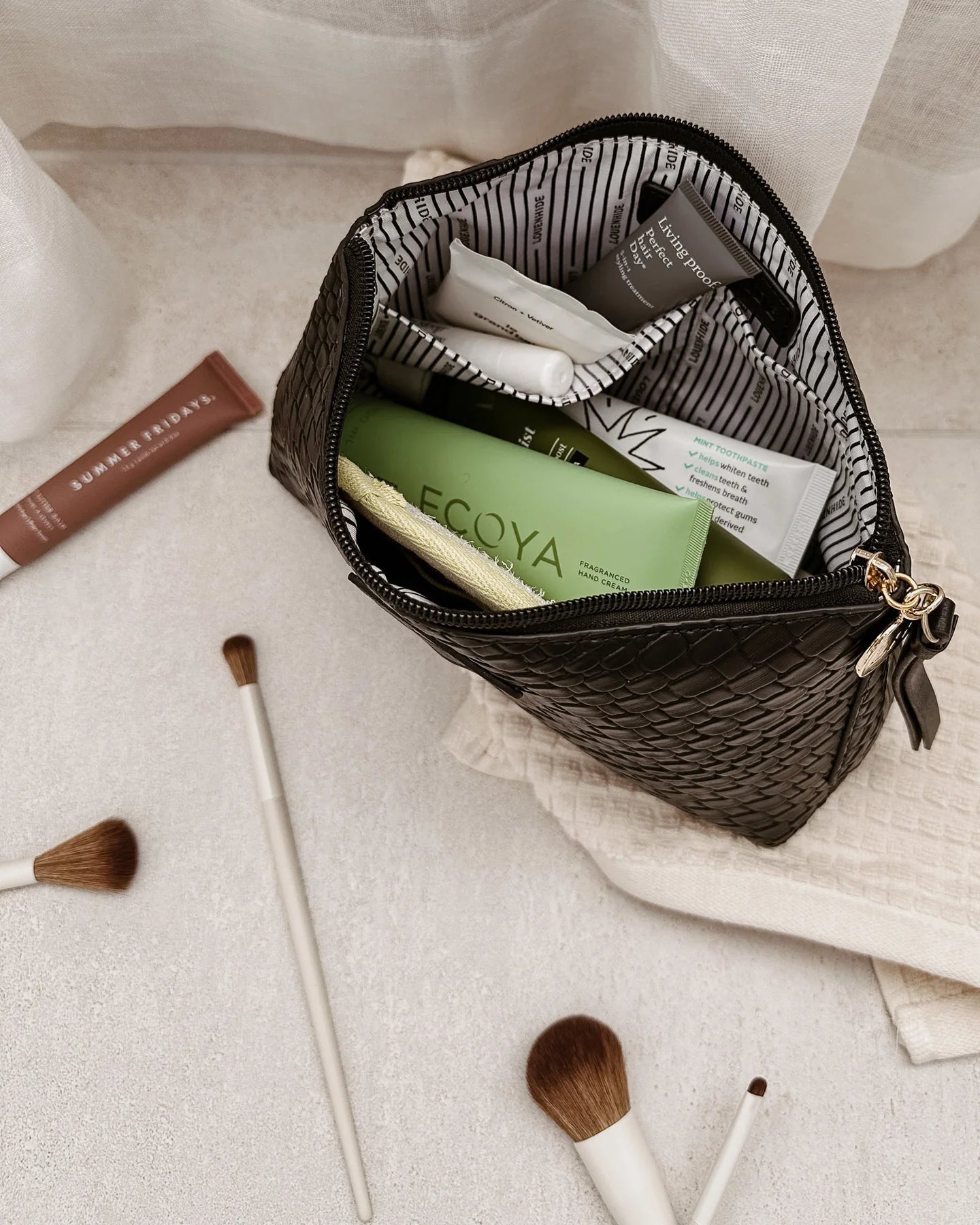 Carlo Makeup Bag (Black) - Something For Me​​