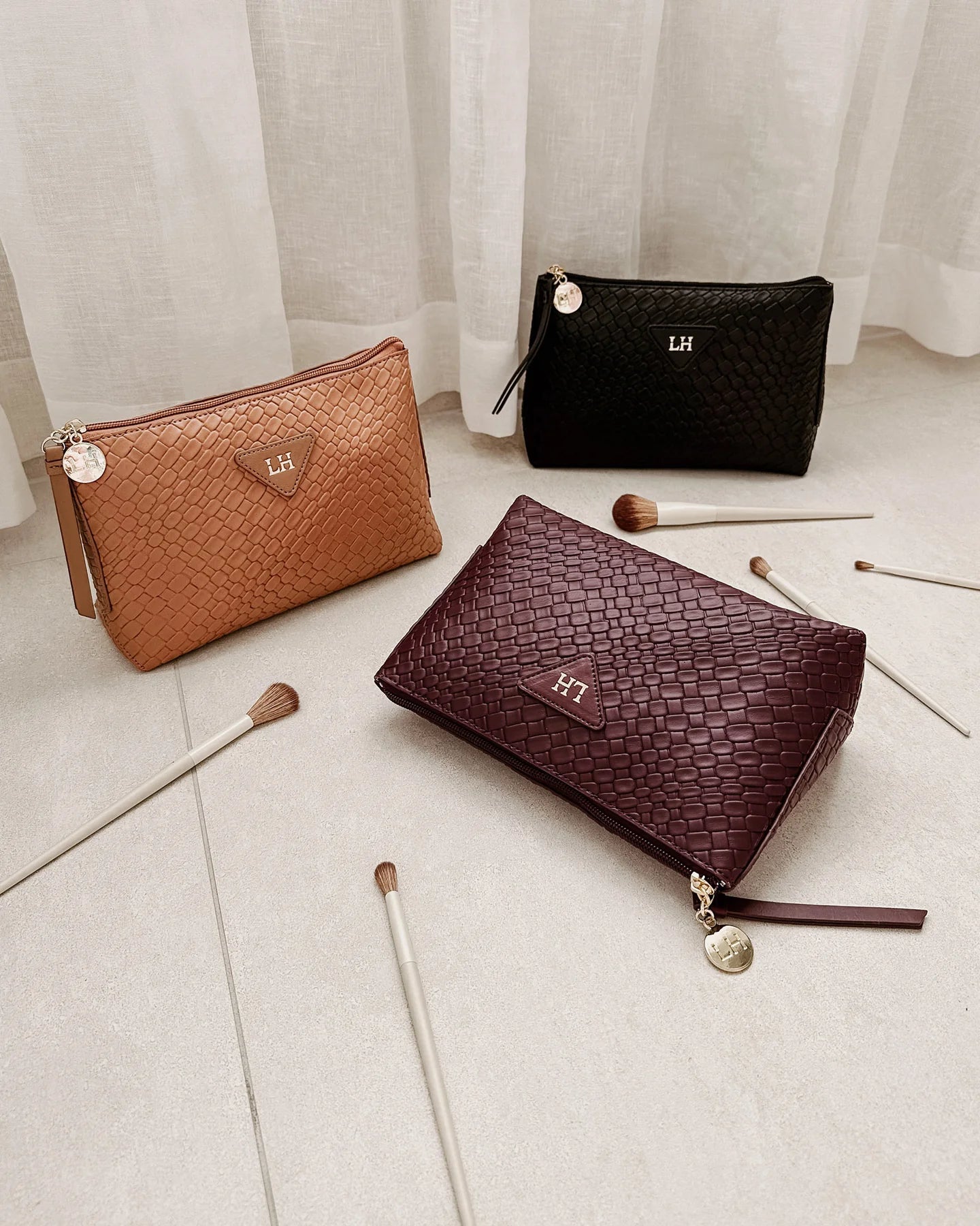 Carlo Makeup Bag (Caramel) - Something For Me​​