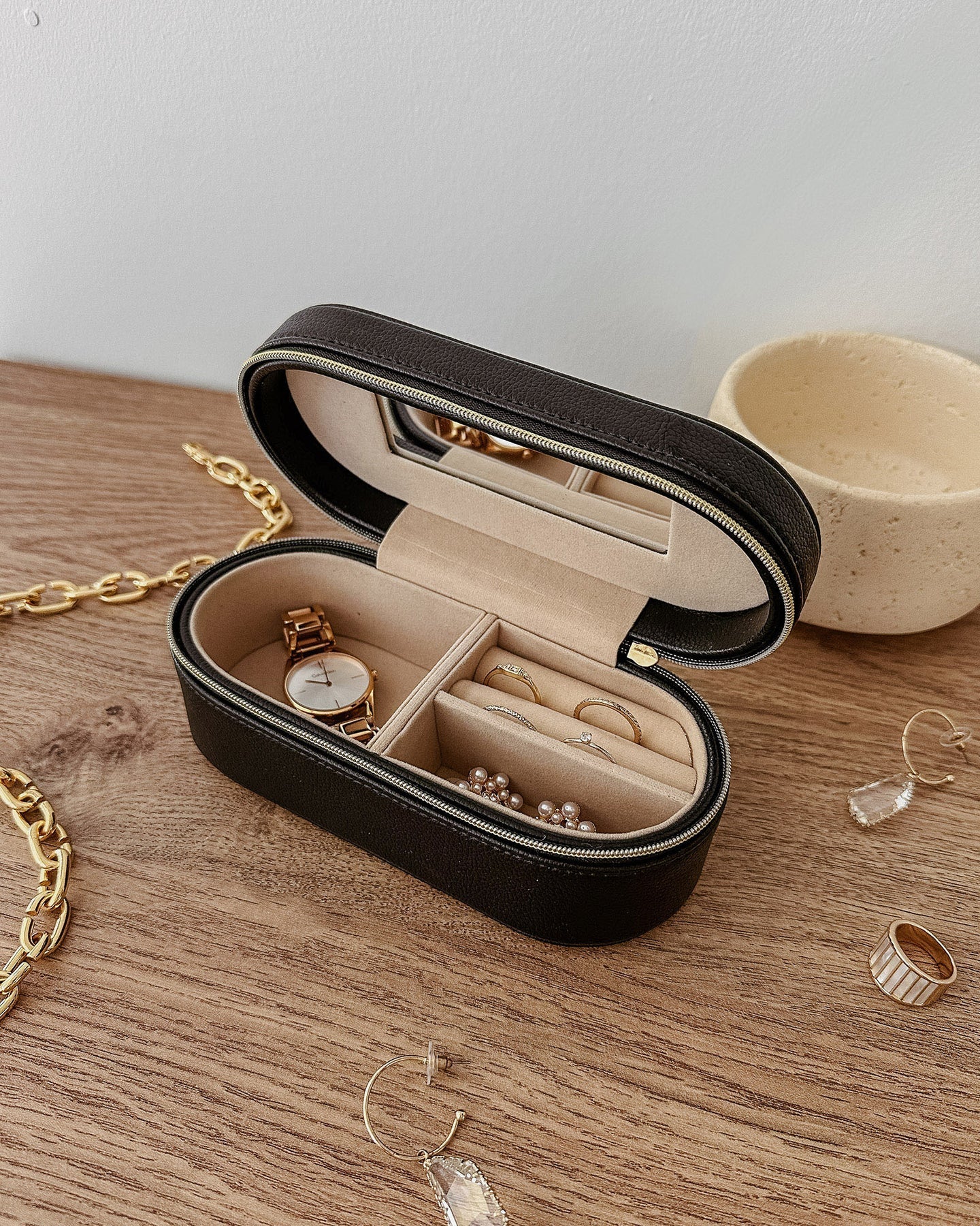 Charlee Jewellery Box (Black) - Something For Me​​