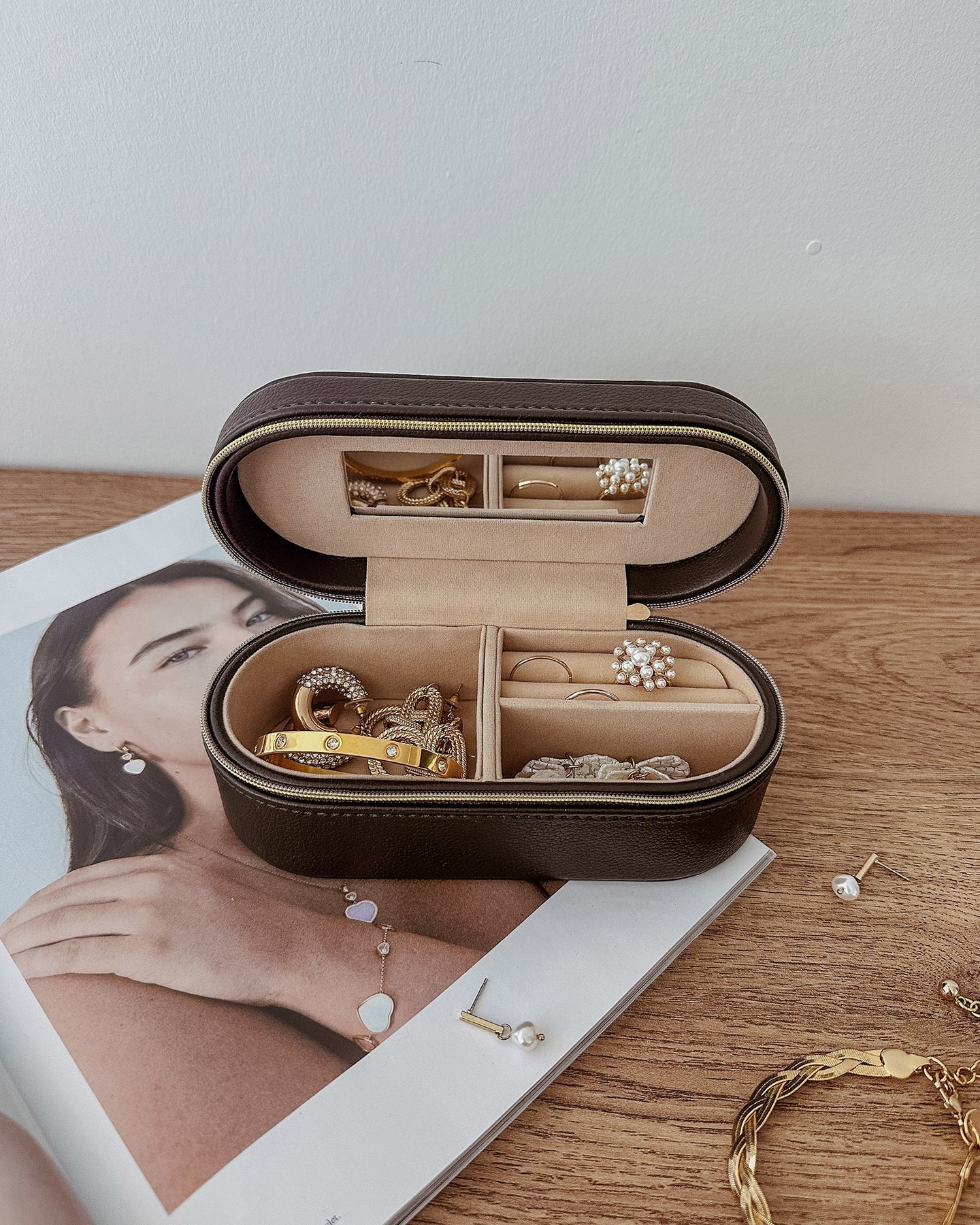 Charlee Jewellery Box (Chocolate) - Something For Me​​