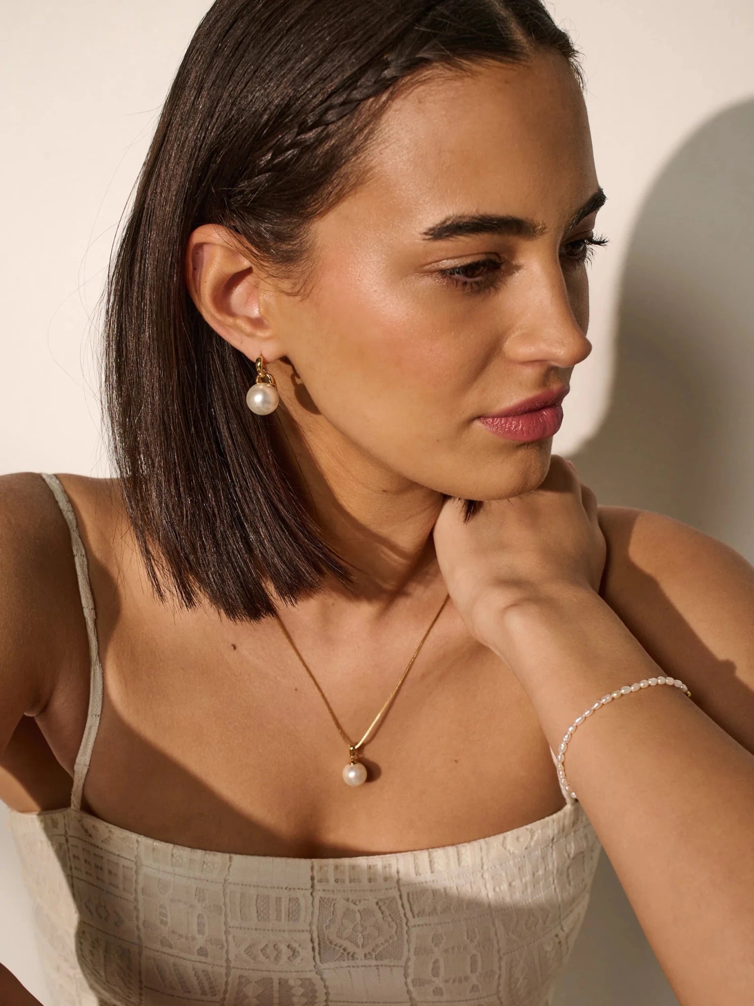 Classic Pearl 18K Gold Plated Necklace - Something For Me​​