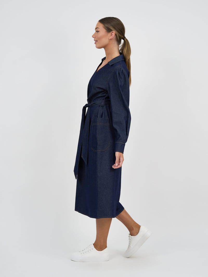 Collared Denim Dress - Something For Me​​