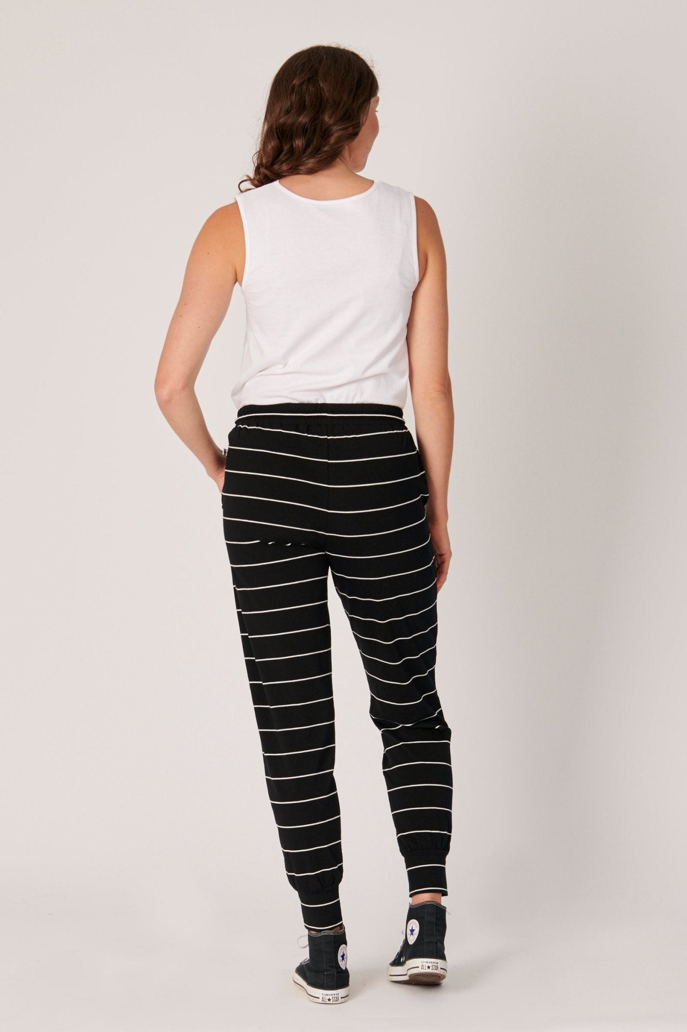 CTL Everyday Pant (Black/White Stripe) - Something For Me​​