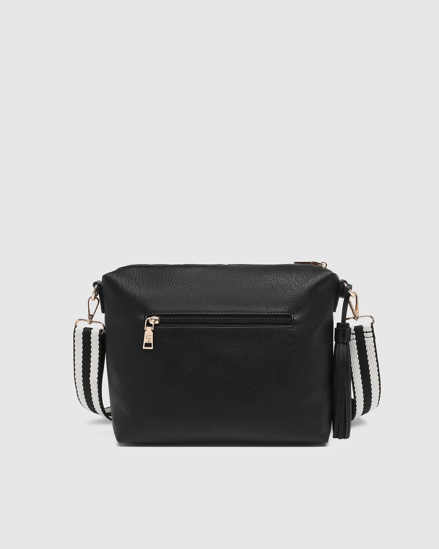 Daisy Stripe Crossbody Bag (Black) - Something For Me​​
