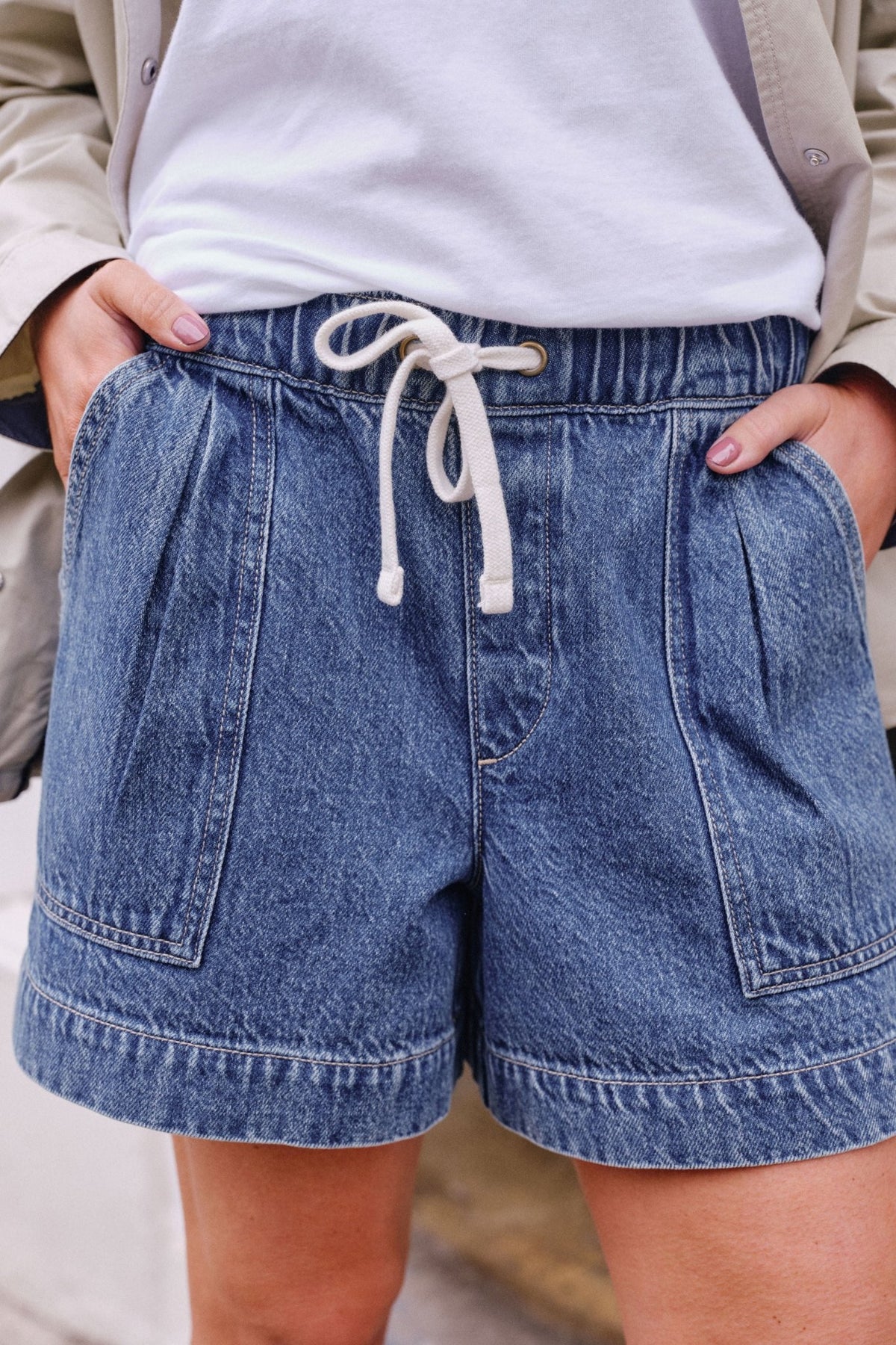 Darcy Relaxed Everyday Short (Fresh Indigo) - Something For Me​​