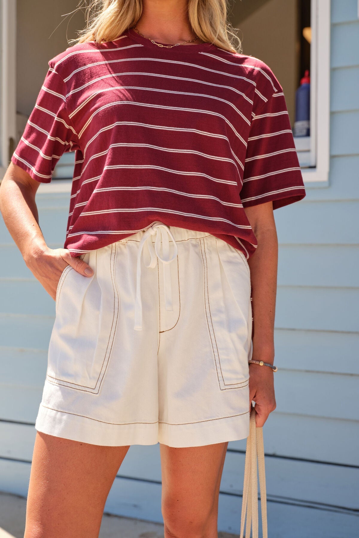 Darcy Relaxed Everyday Short (New Ecru) - Something For Me​​