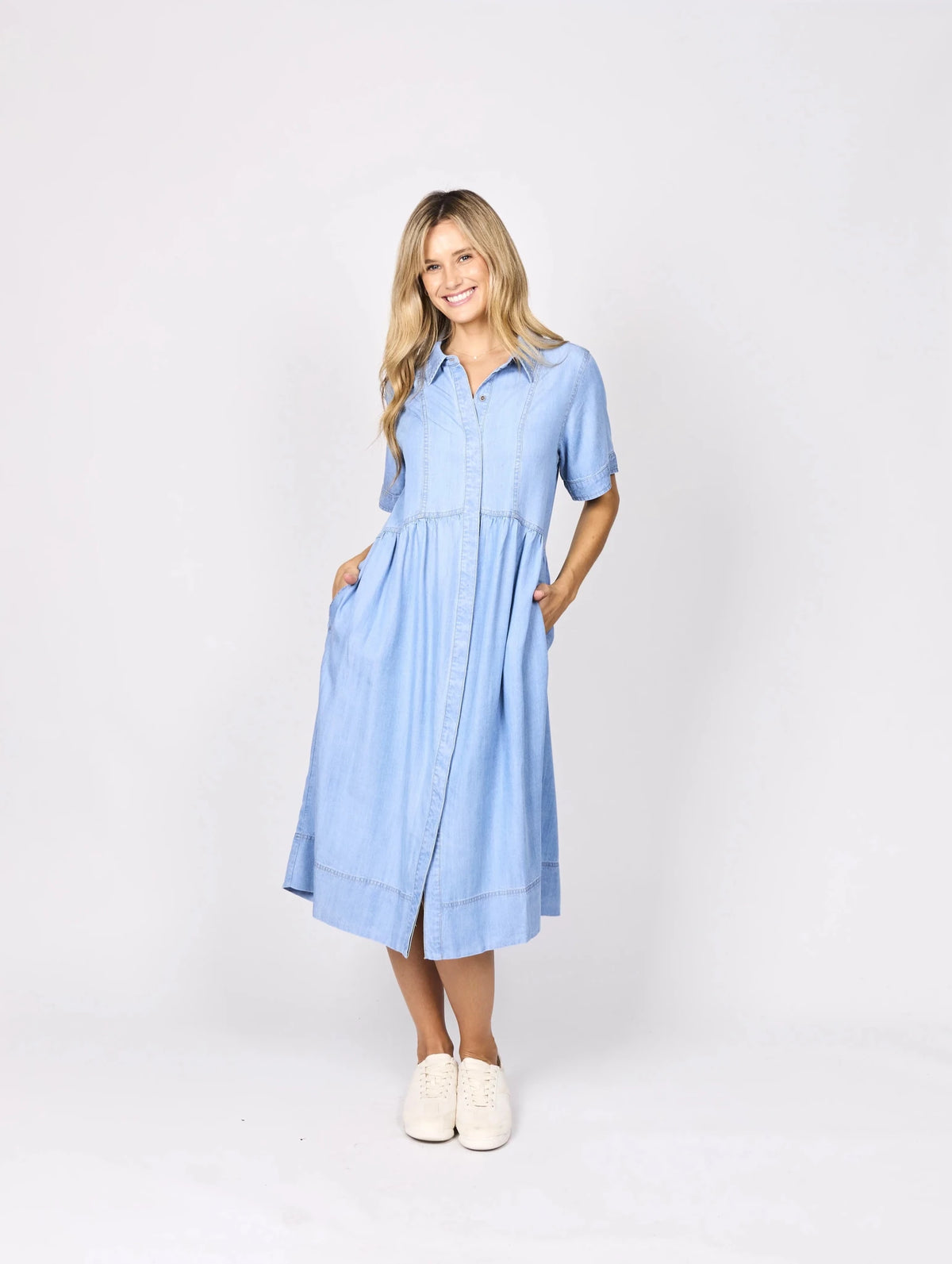 Dylan Dress (Light Blue) - Something For Me​​