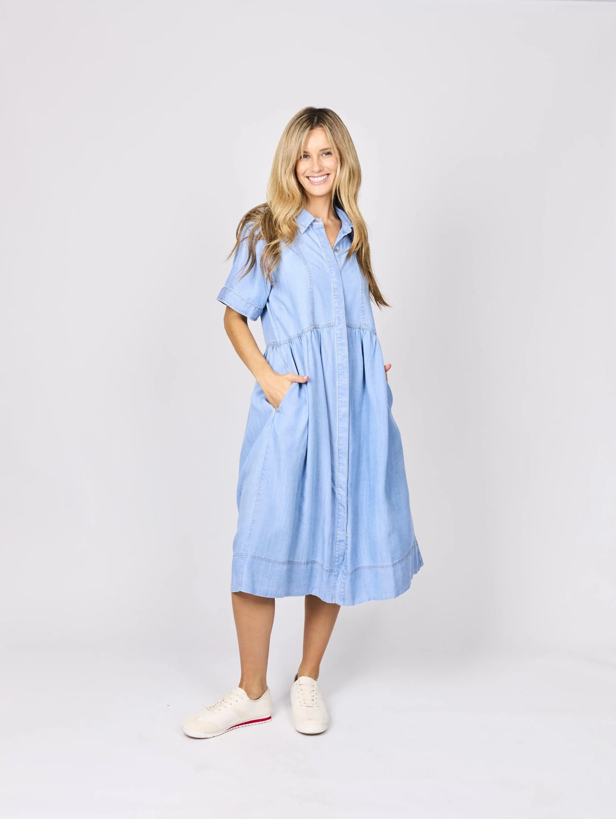 Dylan Dress (Light Blue) - Something For Me​​