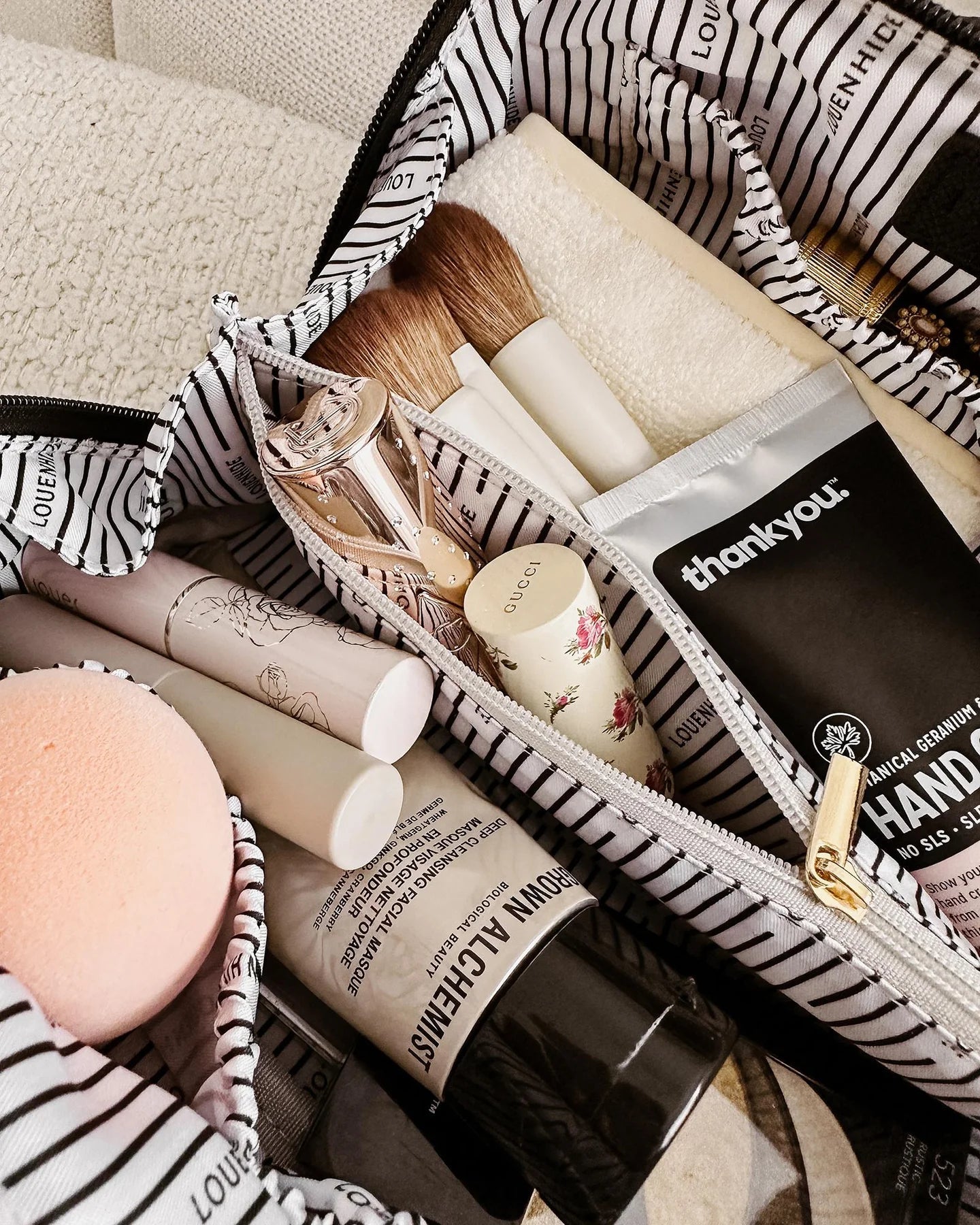 Ellis Makeup Bag (Black) - Something For Me​​